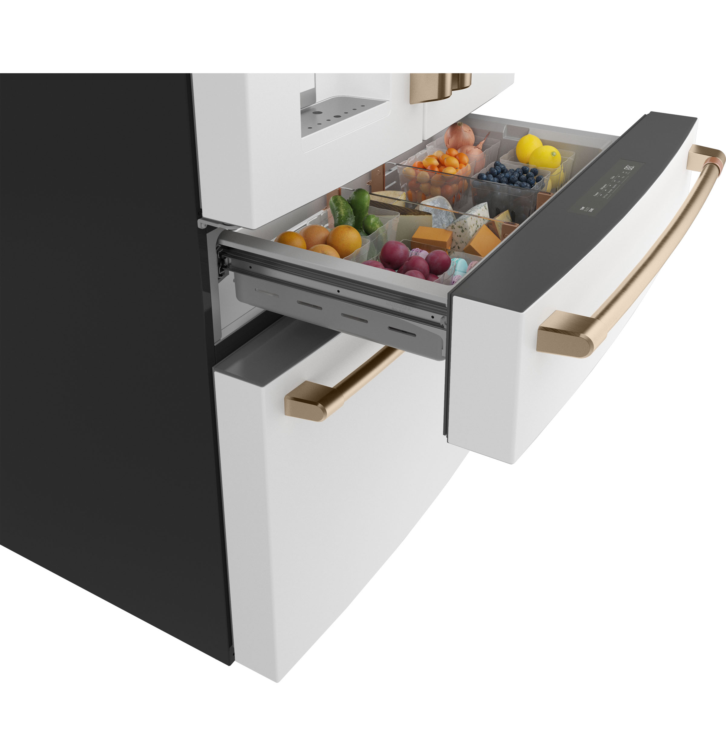 CAFÉ™ ENERGY STAR 22.3 Cu. Ft. Smart Counter-Depth 4-Door French-Door Refrigerator view 18