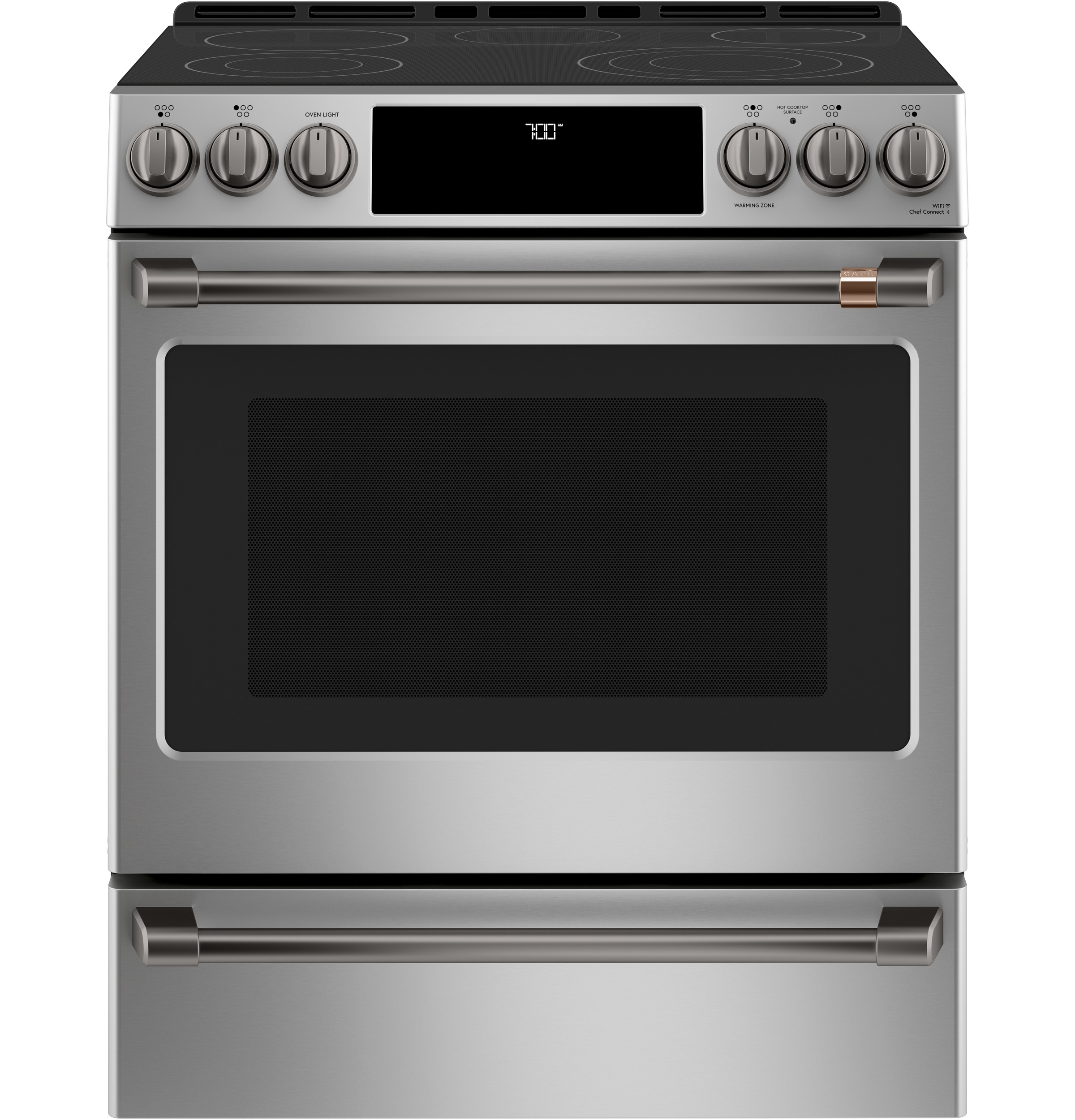 CAFÉ™ Front Control Electric Knobs and Handles - Brushed Black CXFCEHKPMBT