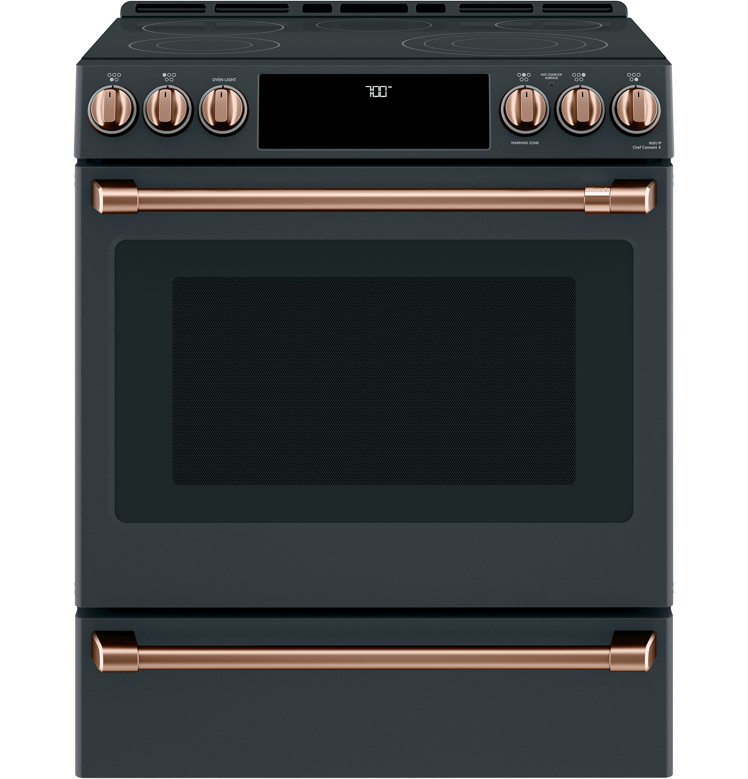 CAFÉ™ Front Control Electric Knobs and Handles - Brushed Copper view 2