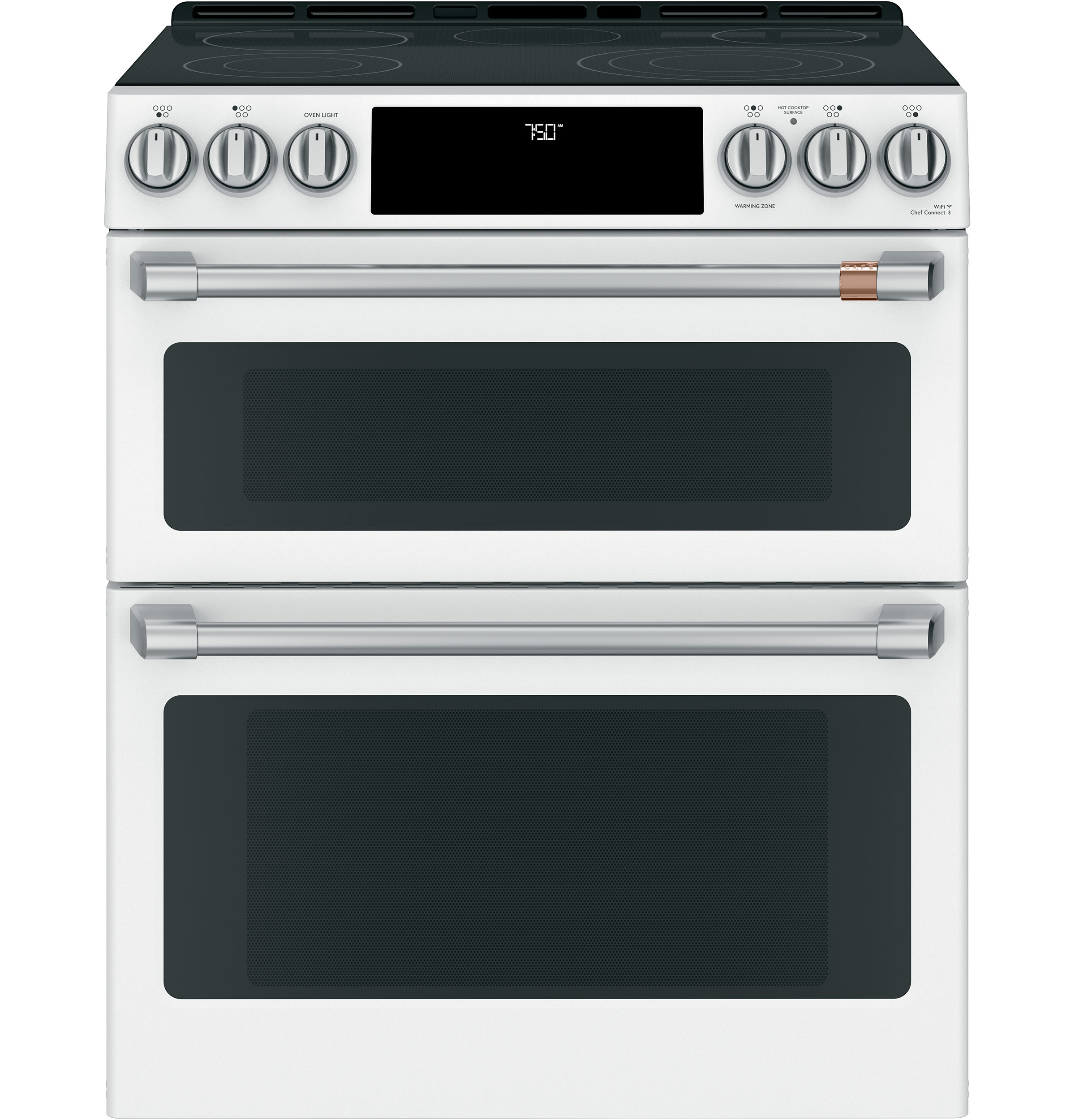 CAFÉ™ Front Control Electric Knobs and Handles - Brushed Stainless CXFCEHKPMSS