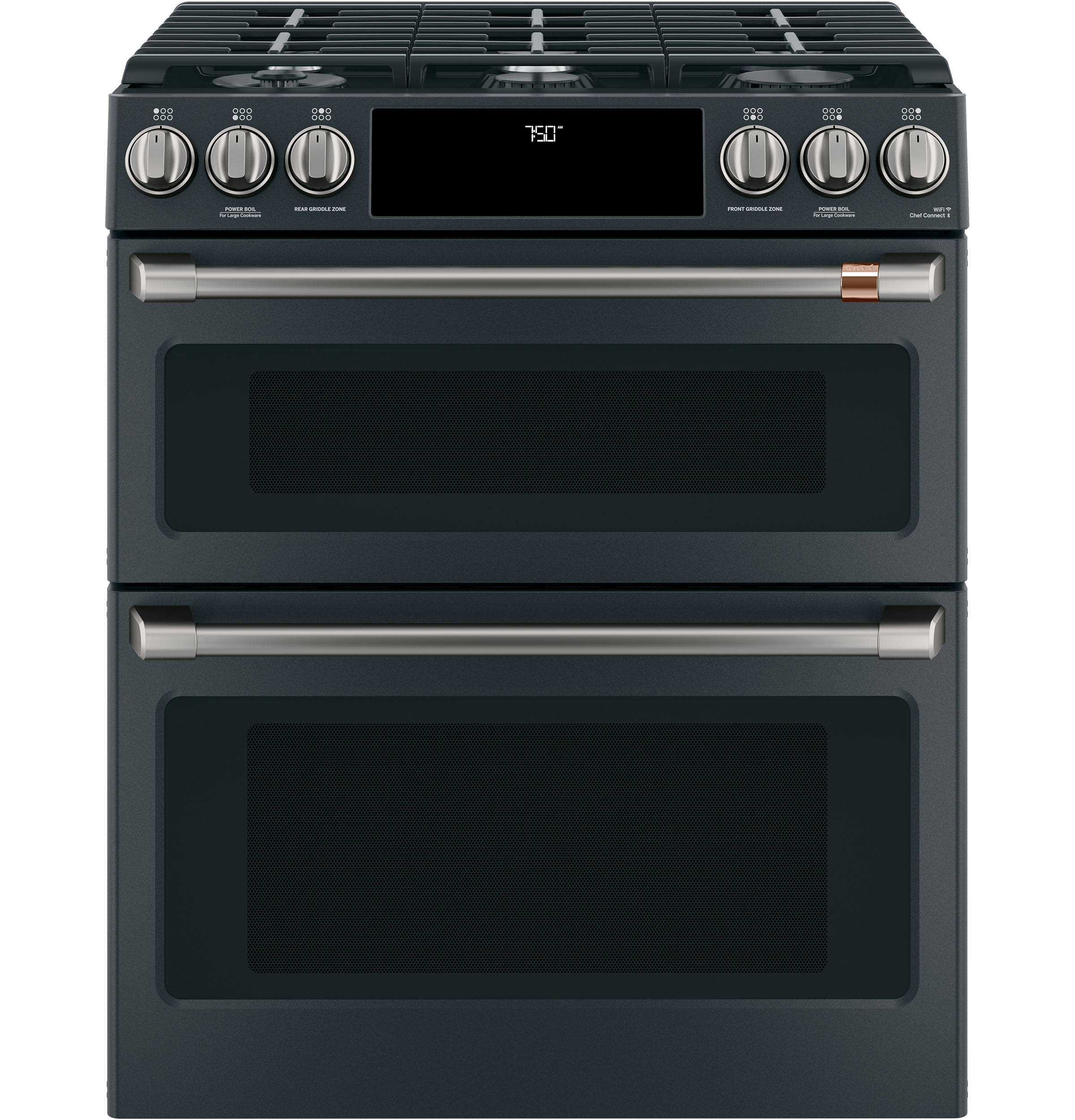 CAFÉ™ Front Control Gas Knobs and Handles - Brushed Black view 2