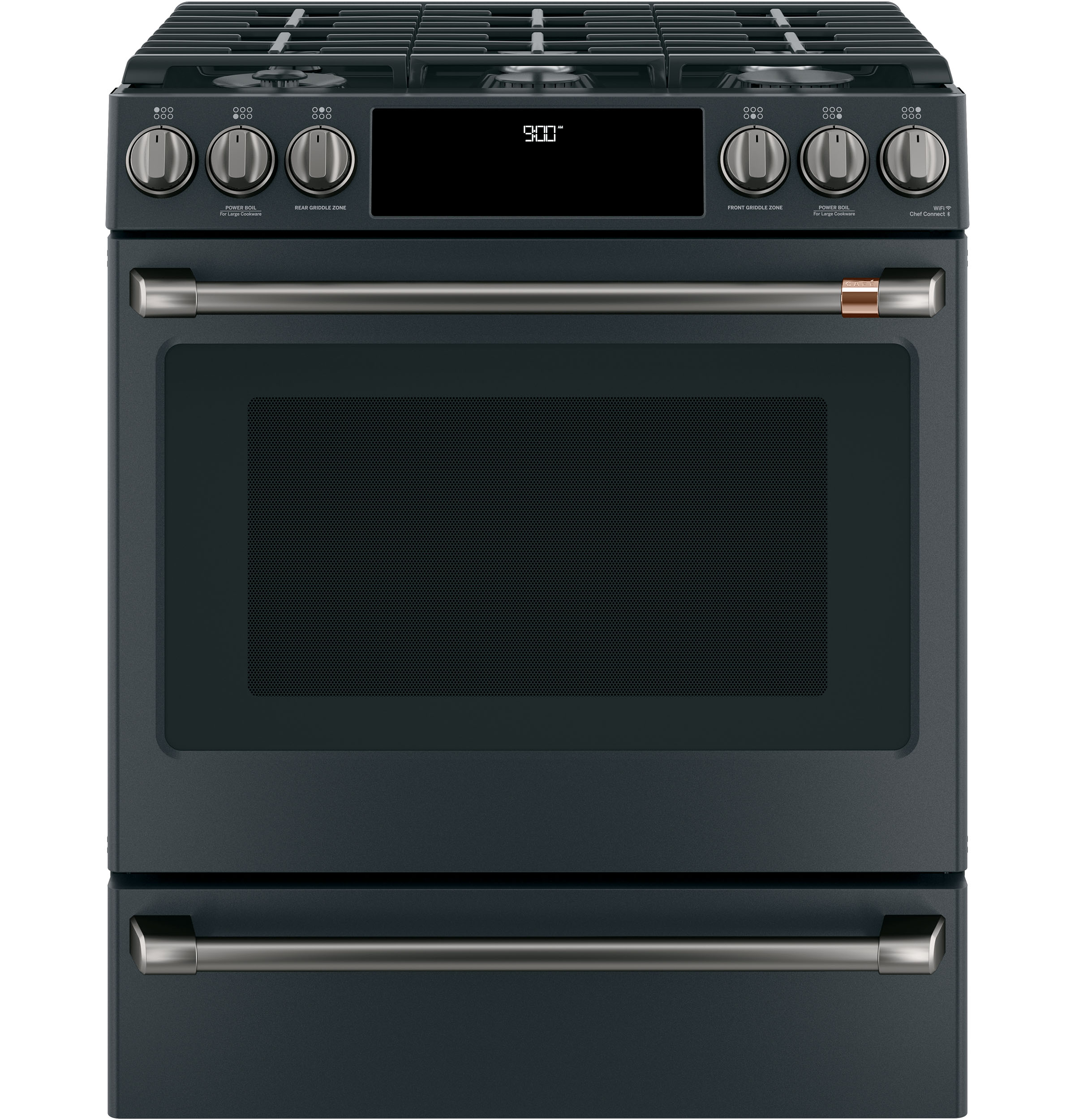 CAFÉ™ Front Control Gas Knobs and Handles - Brushed Black view 4