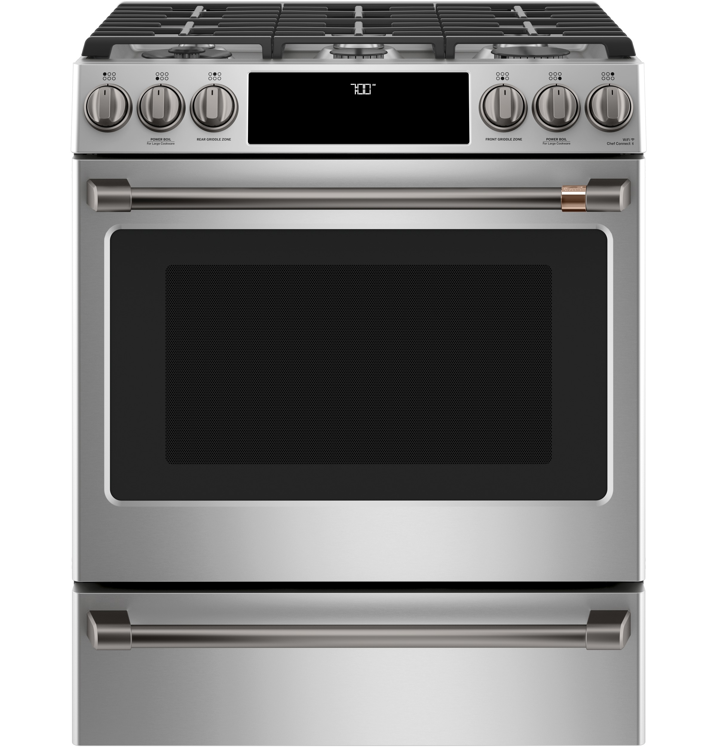 CAFÉ™ Front Control Gas Knobs and Handles - Brushed Black view 7