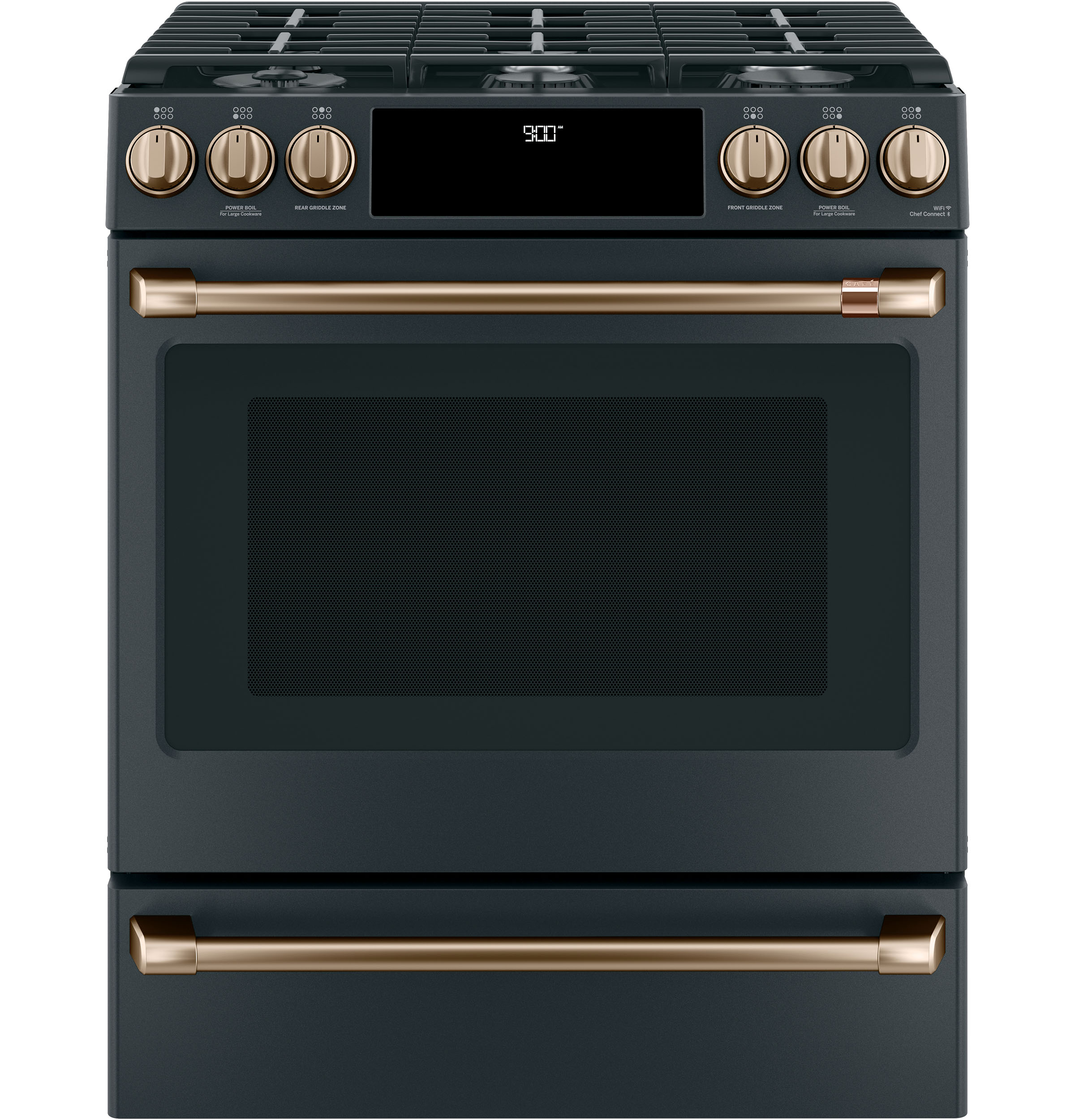 CAFÉ™ Front Control Gas Knobs and Handles - Brushed Bronze view 4