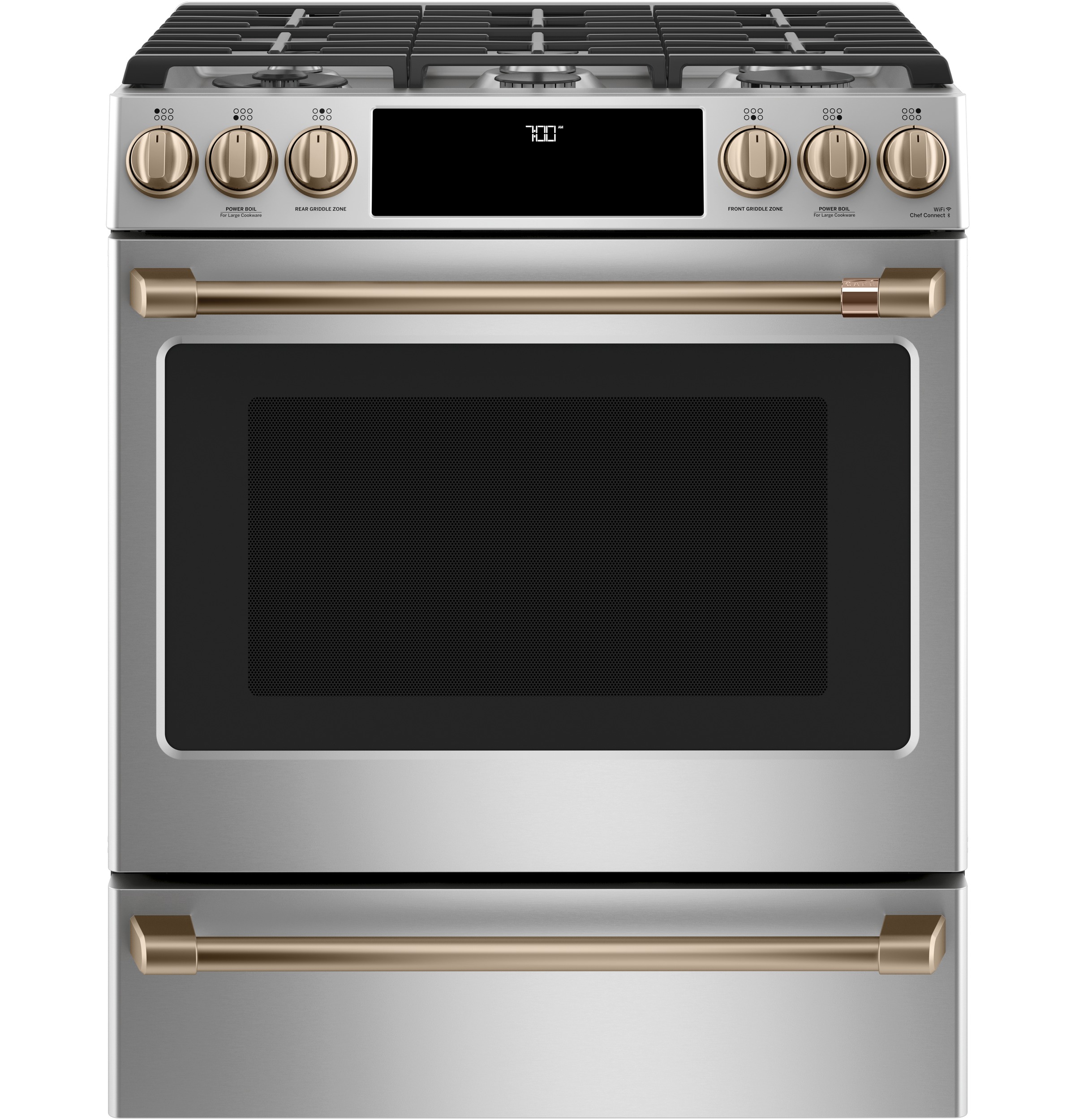 CAFÉ™ Front Control Gas Knobs and Handles - Brushed Bronze view 6