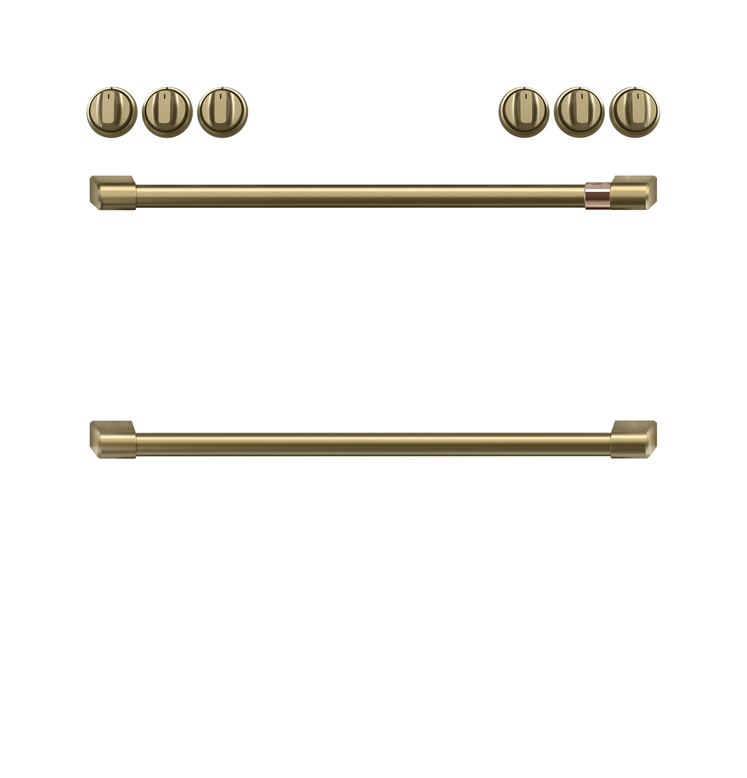 CAFÉ™ Handle Kit - Range Brushed Brass view 2