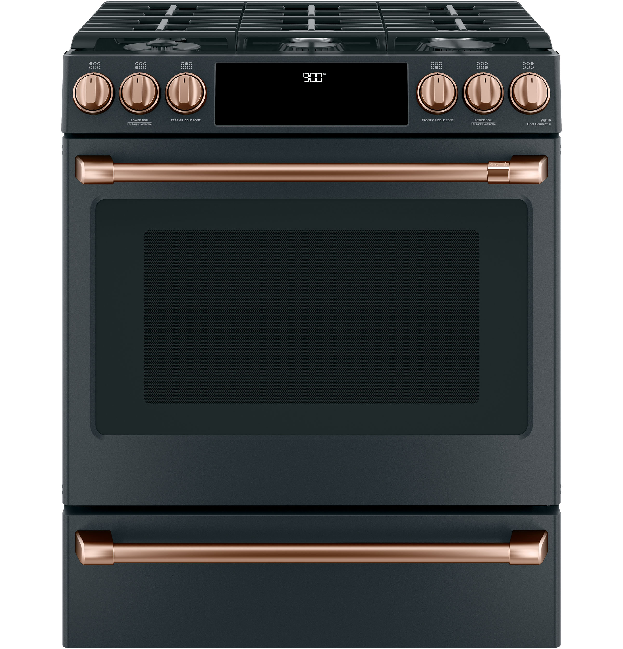 CAFÉ™ Front Control Gas Knobs and Handles - Brushed Copper view 2