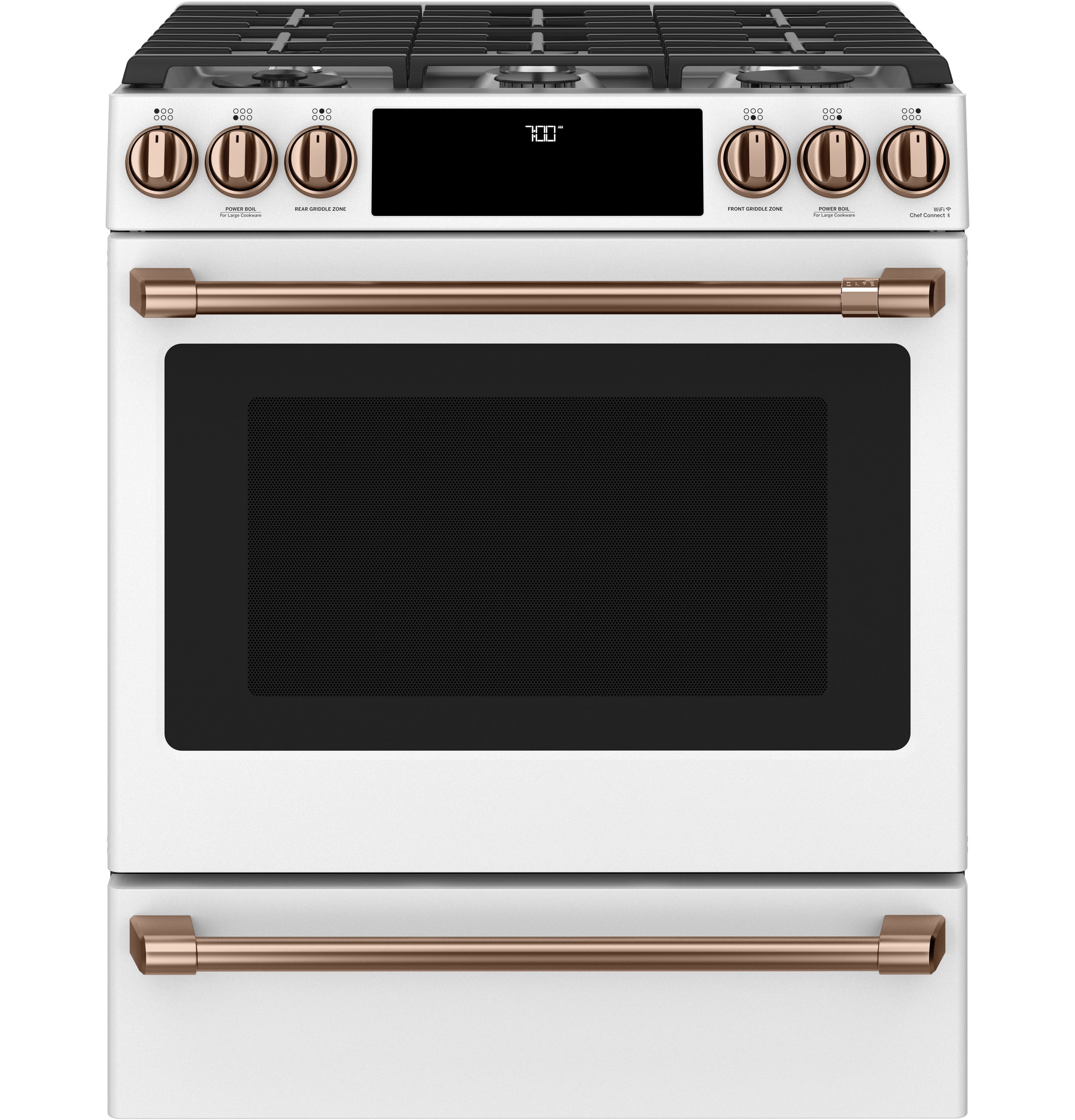 CAFÉ™ Front Control Gas Knobs and Handles - Brushed Copper view 9