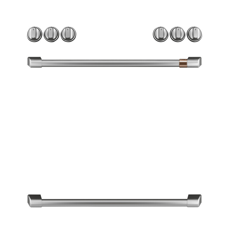 Cafe Front Control Gas Knobs and Handles Brushed Stainless CXFCGHKPMSS Picture 1