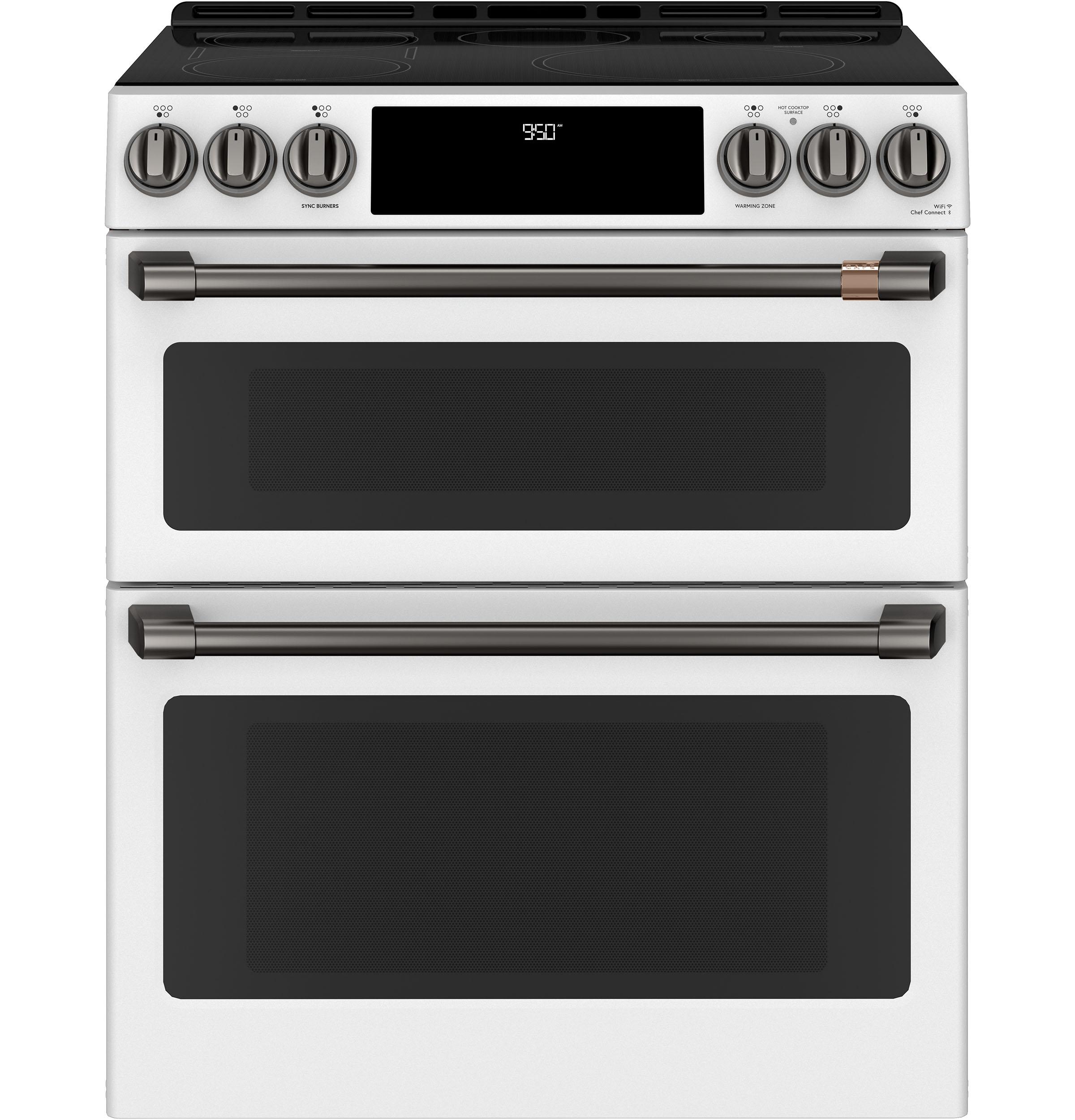 CAFÉ™ Front Control Induction Knobs and Handles - Brushed Black CXFCHHKPMBT