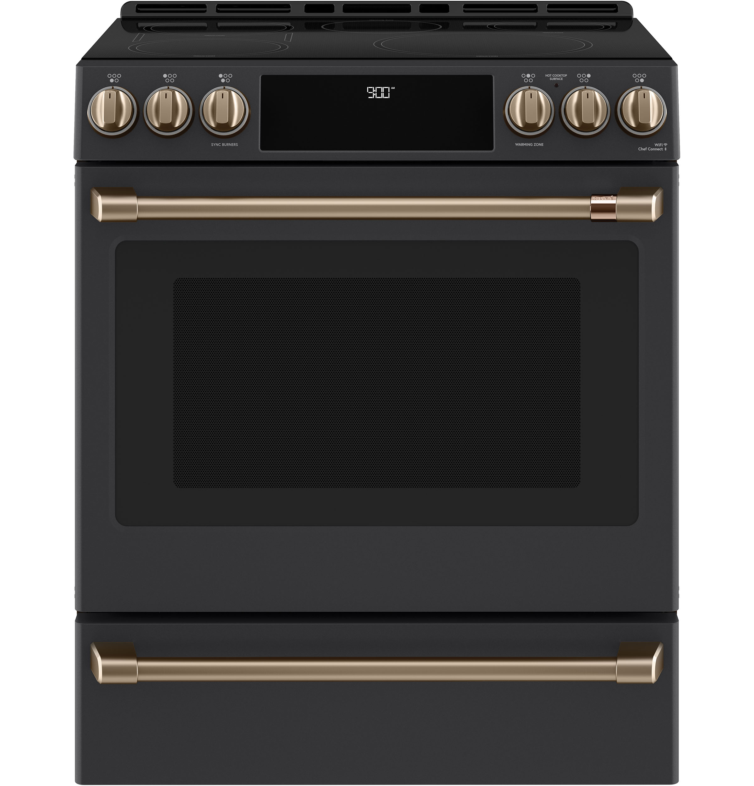 CAFÉ™ Front Control Induction Knobs and Handles - Brushed Bronze view 3