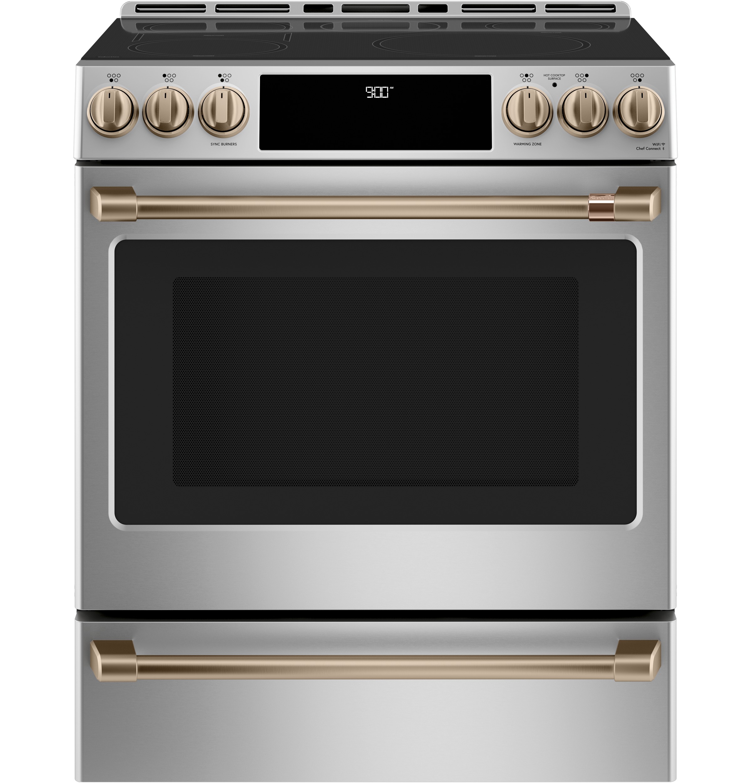 CAFÉ™ Front Control Induction Knobs and Handles - Brushed Bronze view 5