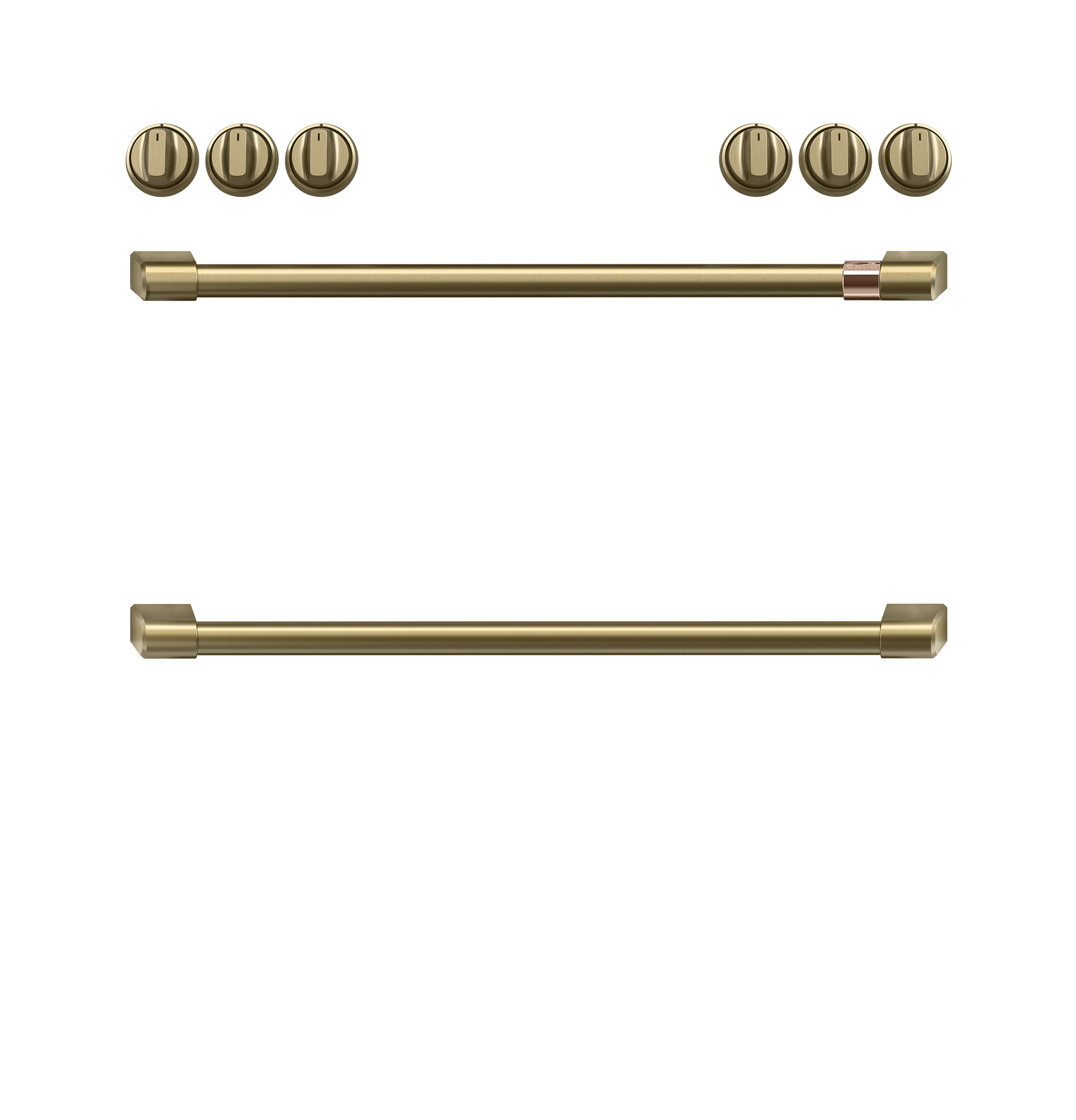 CAFÉ™ Handle Kit - Range Brushed Brass view 2
