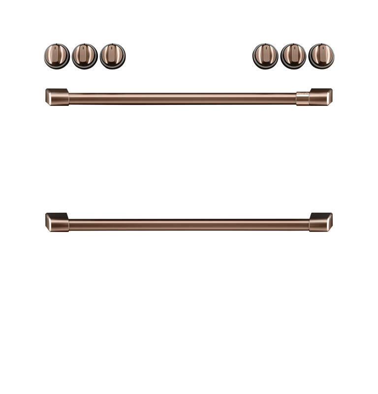 Cafe Front Control Induction Knobs and Handles Brushed Copper CXFCHHKPMCU Picture 1