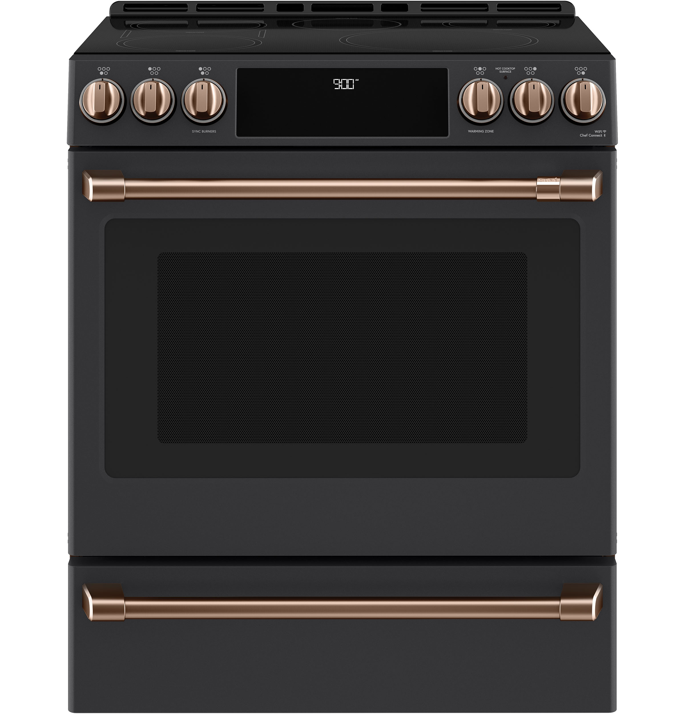 CAFÉ™ Front Control Induction Knobs and Handles - Brushed Copper view 3