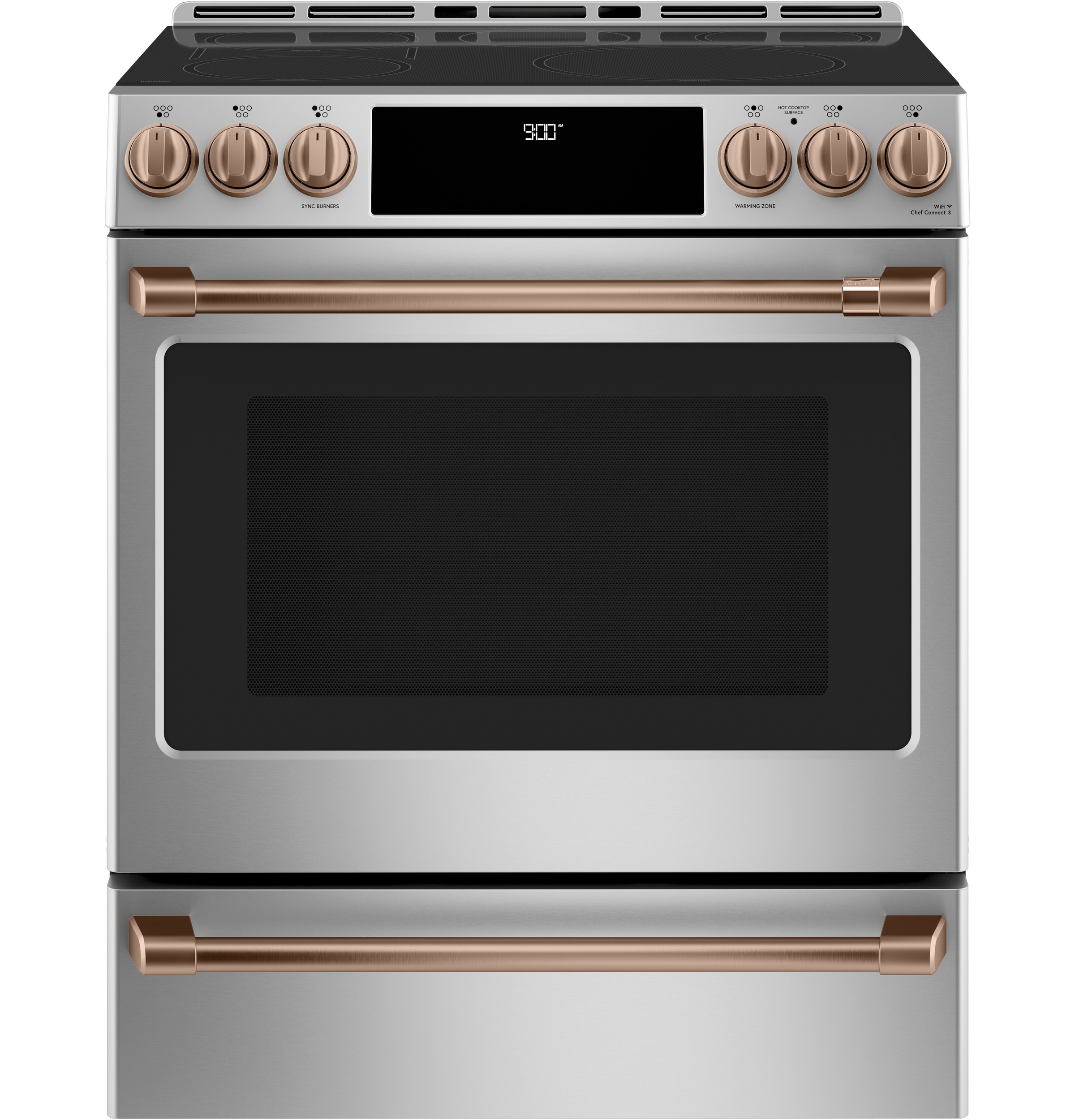 CAFÉ™ Front Control Induction Knobs and Handles - Brushed Copper view 5