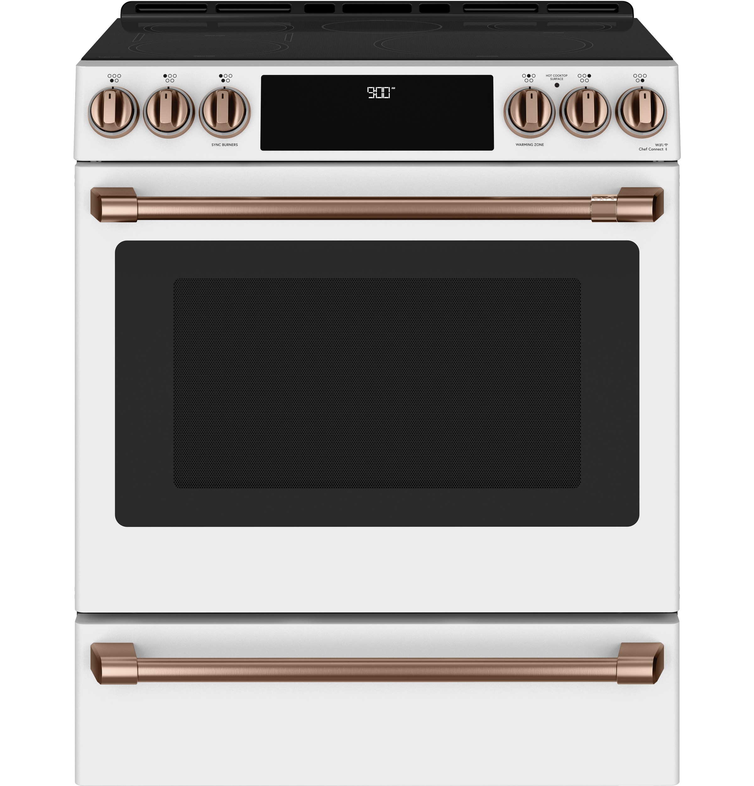 CAFÉ™ Front Control Induction Knobs and Handles - Brushed Copper view 7