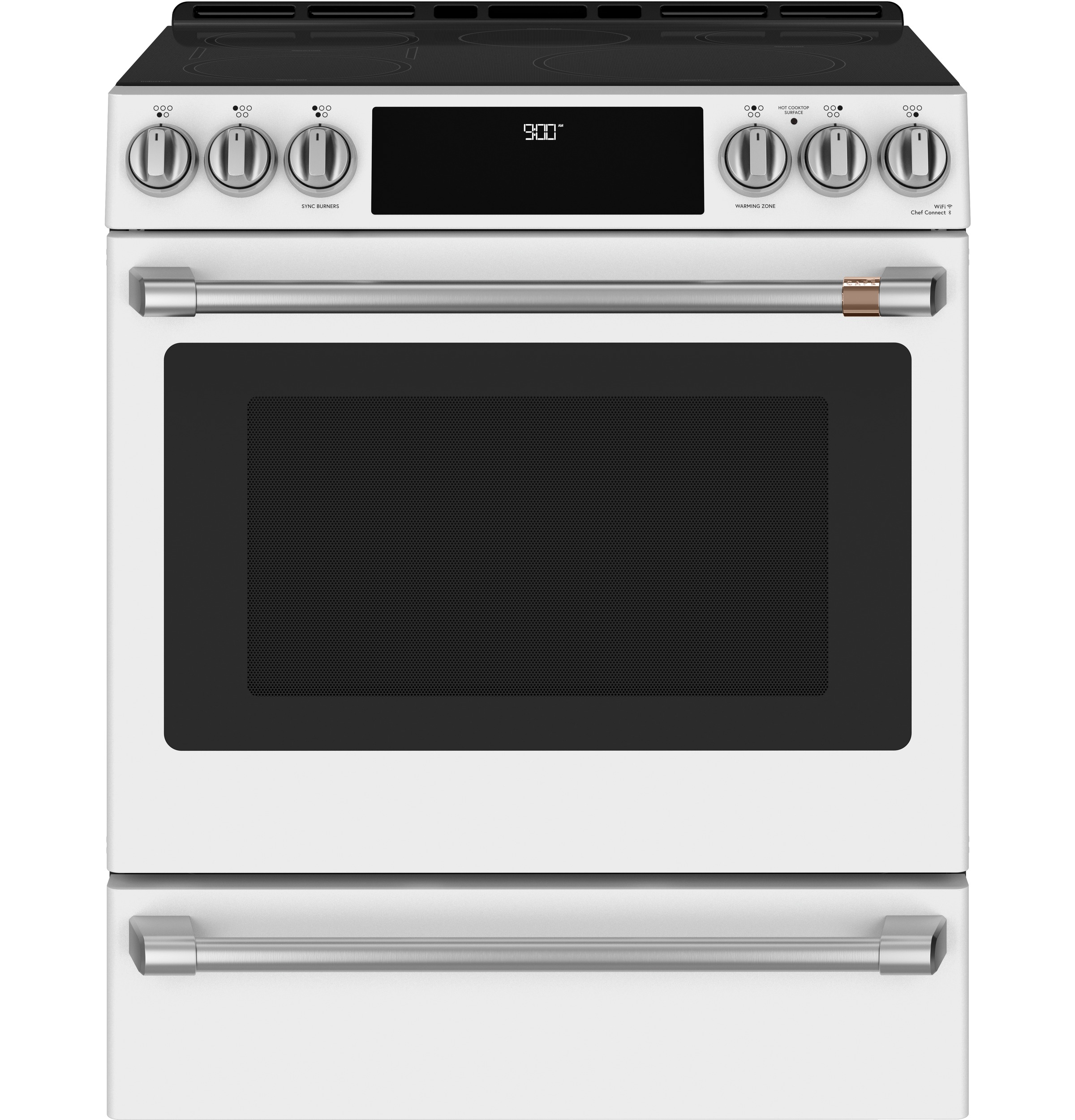 CAFÉ™ Front Control Induction Knobs and Handles - Brushed Stainless view 5