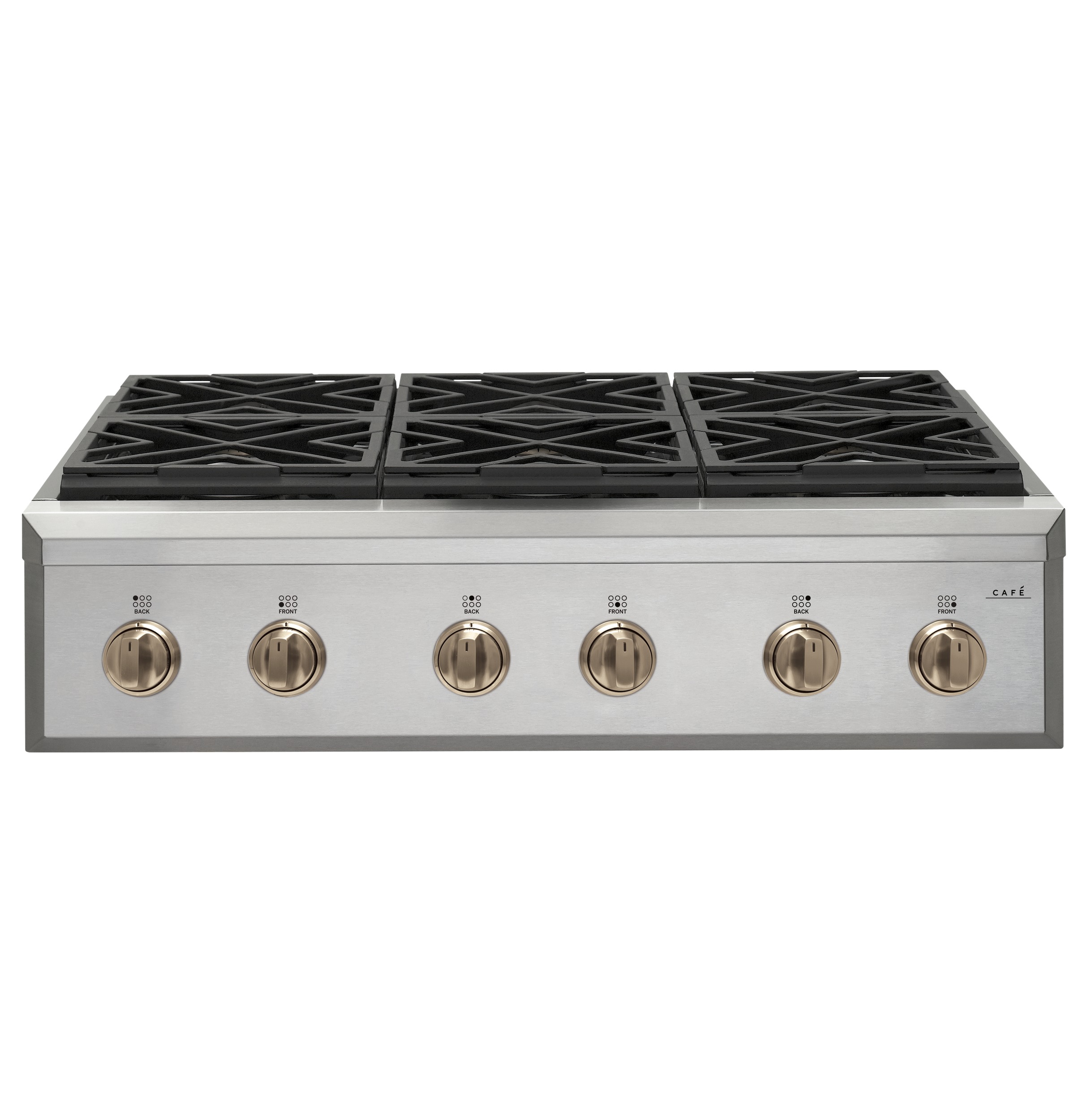 Café 36" Brushed Bronze Handle & Knob Set For Pro Range And Rangetop CXPR6HKPMBZ