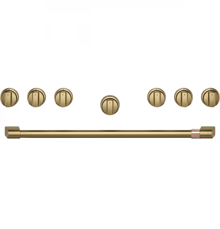 Café 36" Brushed Brass Handle & Knob Set For Pro Range And Rangetop CXPR6HKPMCG