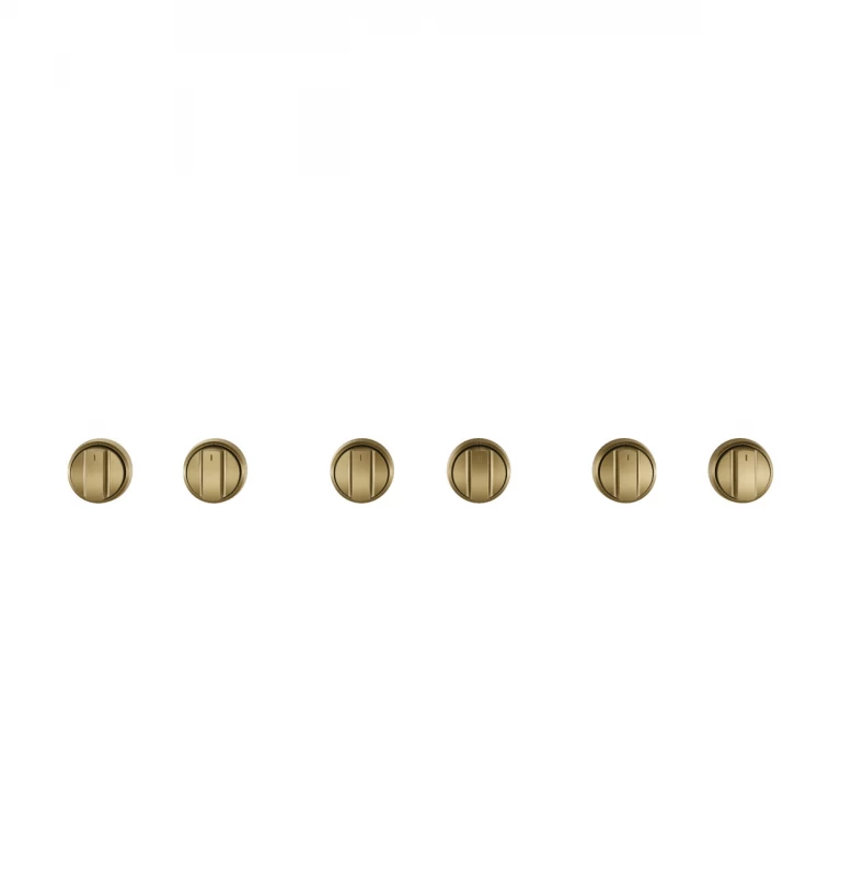 Café 36" Brushed Brass Handle & Knob Set For Pro Range And Rangetop CXPR6HKPMCG