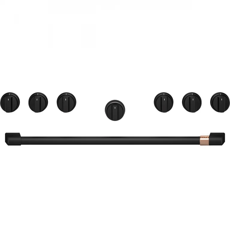 Café 36" Flat Black Handle & Knob Set For Pro Range And Rangetop CXPR6HKPMFB