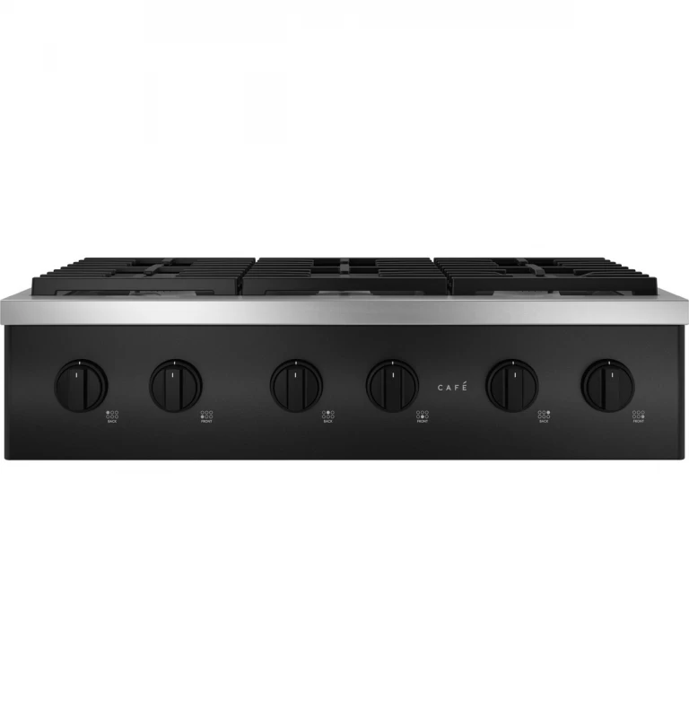 Café 36" Flat Black Handle & Knob Set For Pro Range And Rangetop CXPR6HKPMFB