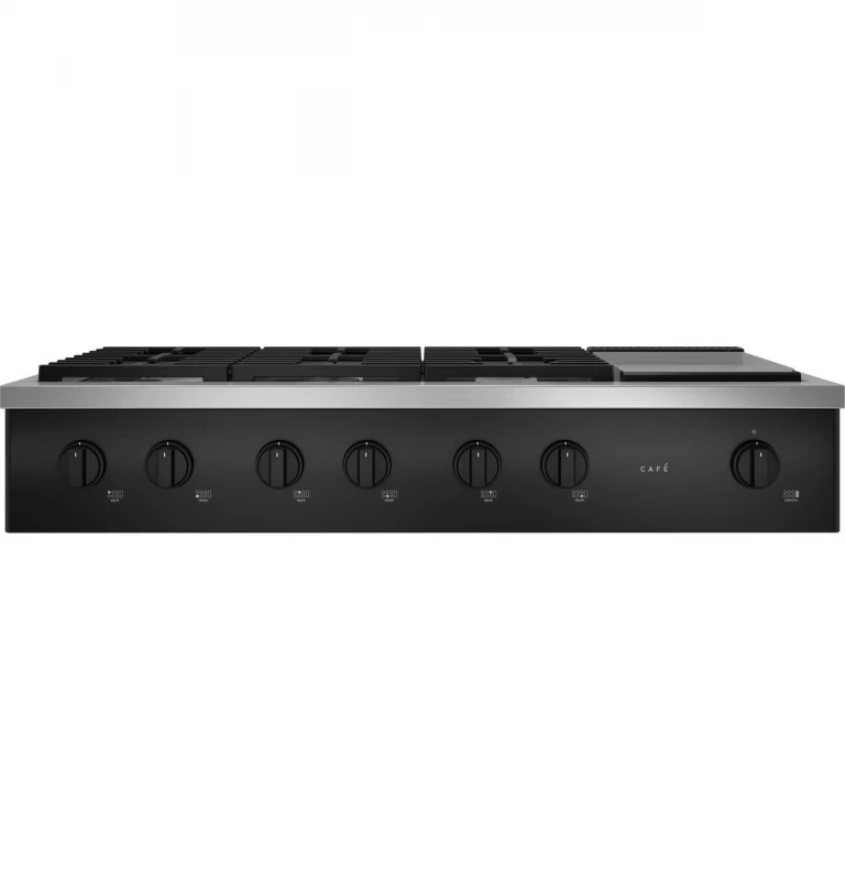 Café 48” Flat Black Handle & Knob Set For Pro Range And Rangetop CXPR8HKPMFB
