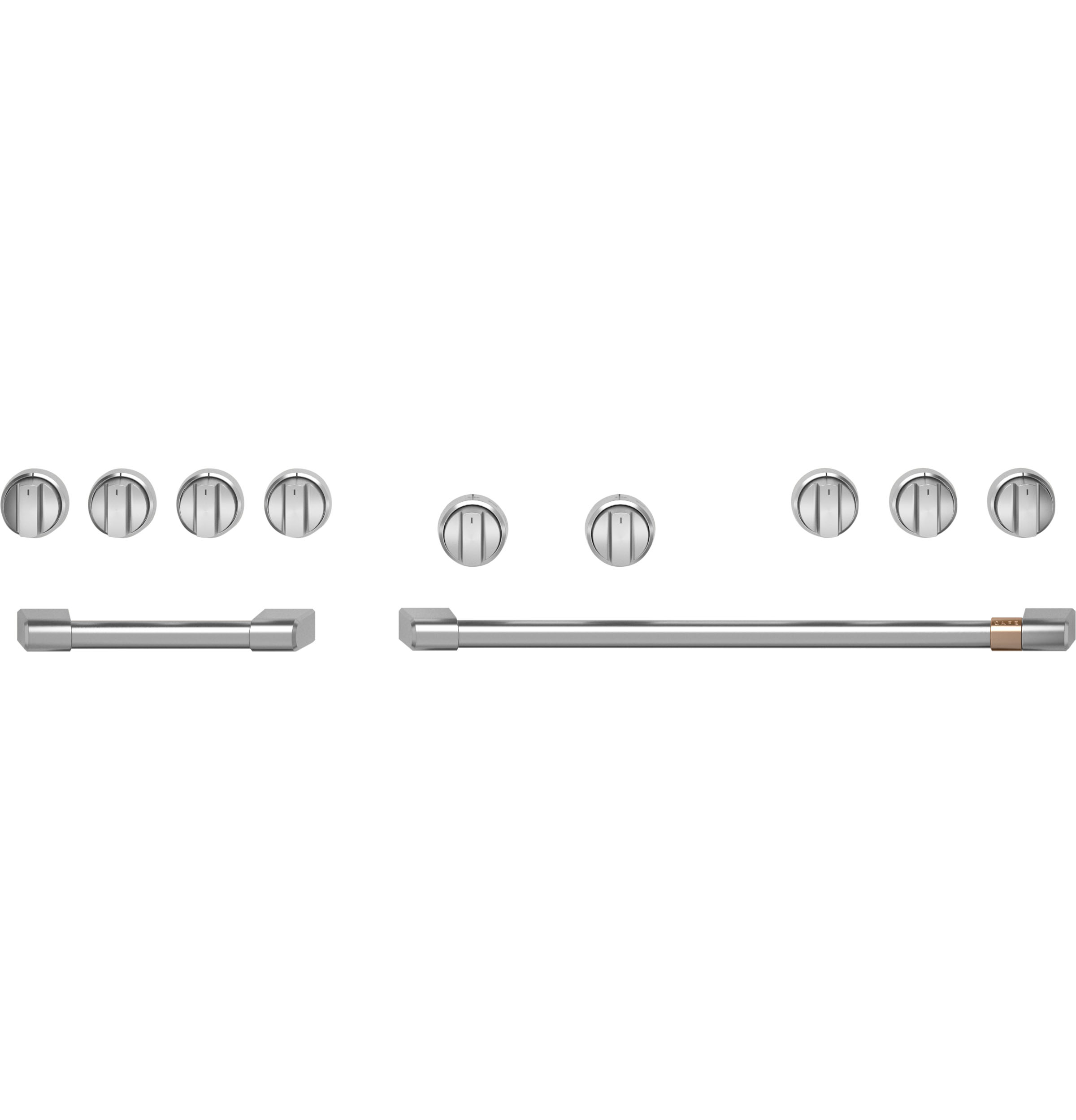 CAFÉ™ 48” Brushed Black Handle & Knob Set for Pro Range and Rangetop CXPR8HKPTBT
