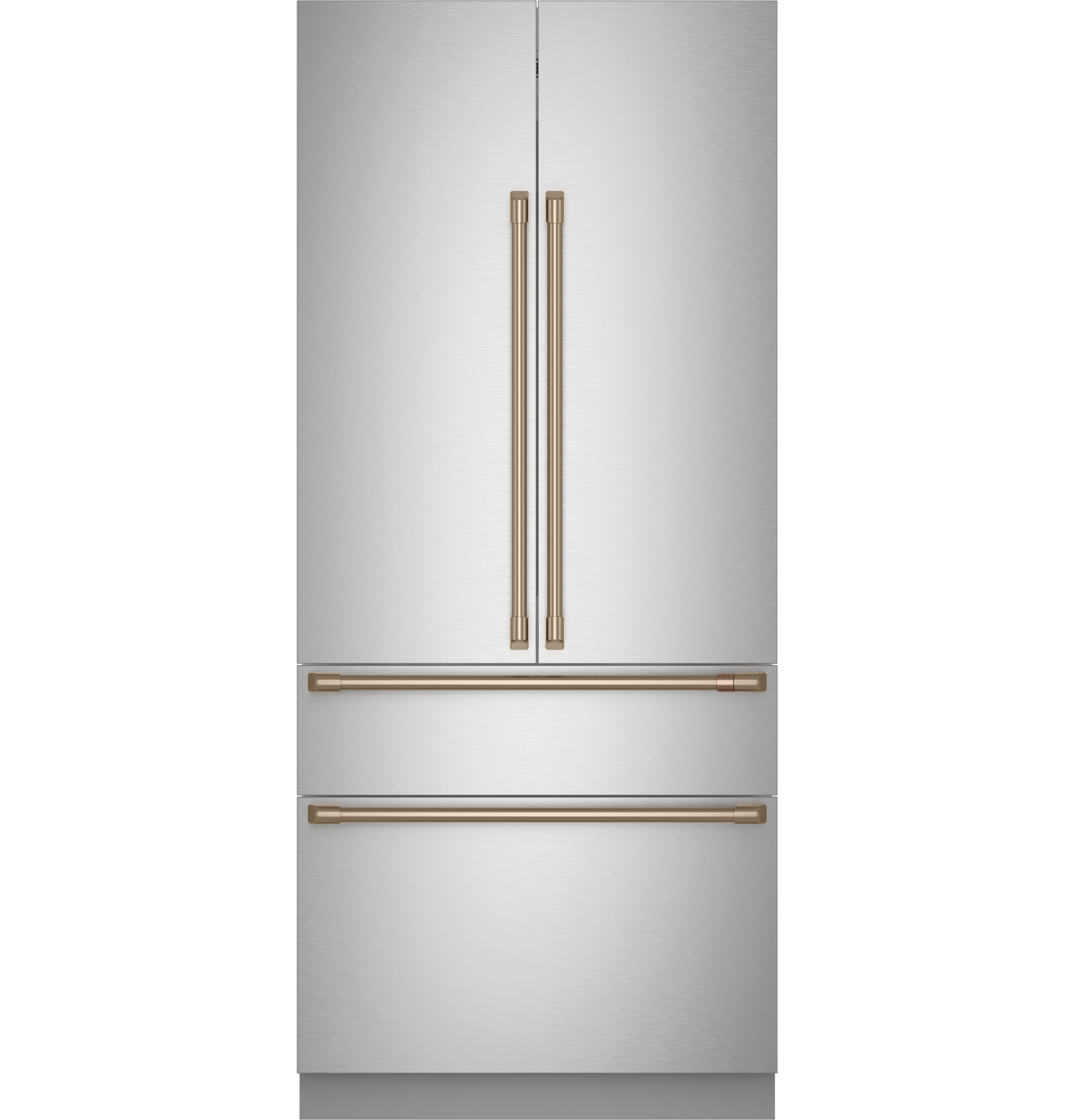 CAFÉ™ Refrigeration Handle Kit - Brushed Brass CXSB4H4PVCG