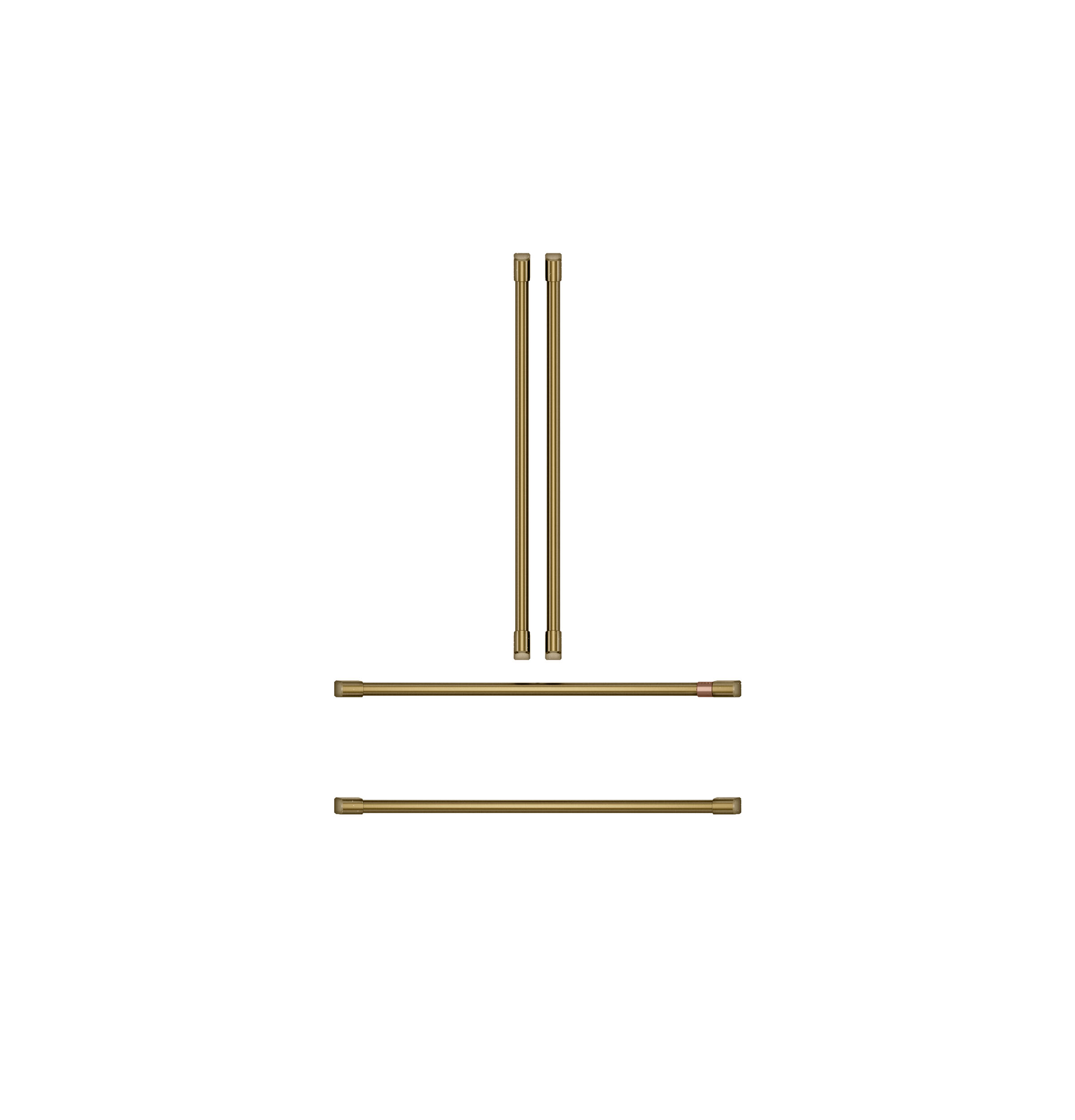 CAFÉ™ Refrigeration Handle Kit - Brushed Brass CXSB4H4PVCG