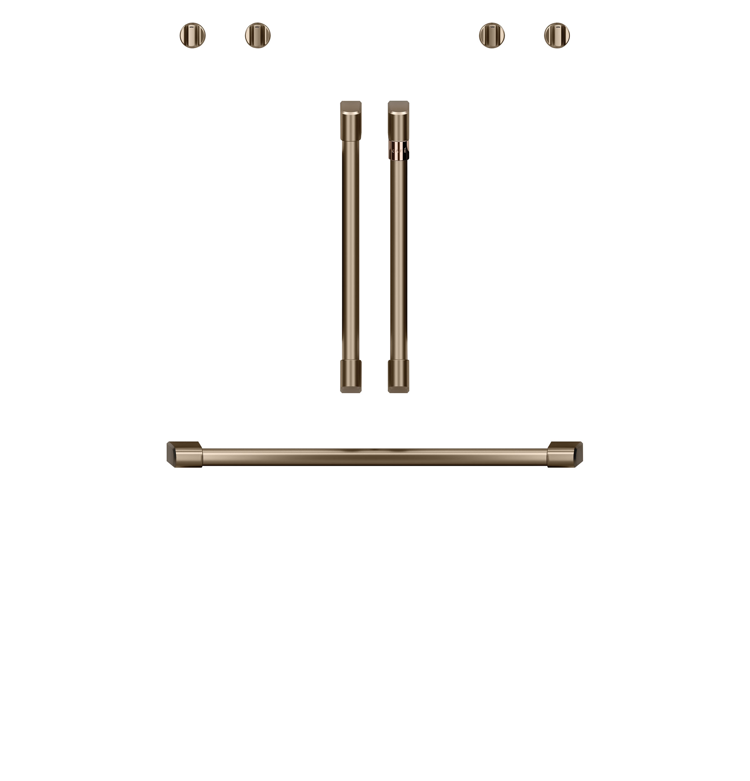 CAFÉ™ 2 French-Door Handles; 1 - 30" Handle; - Brushed Bronze view 4