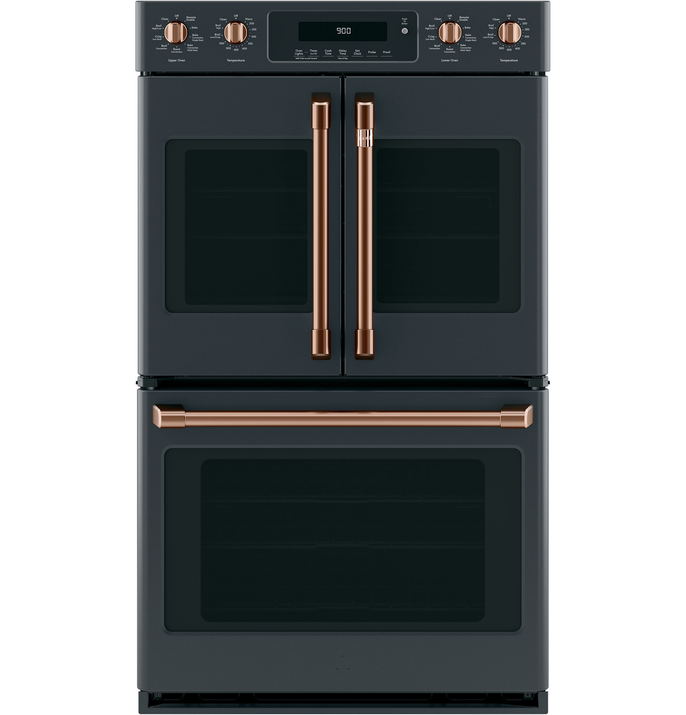 CAFÉ™ 2 French-Door Handles; 1 - 30" Handle; - Brushed Copper view 3