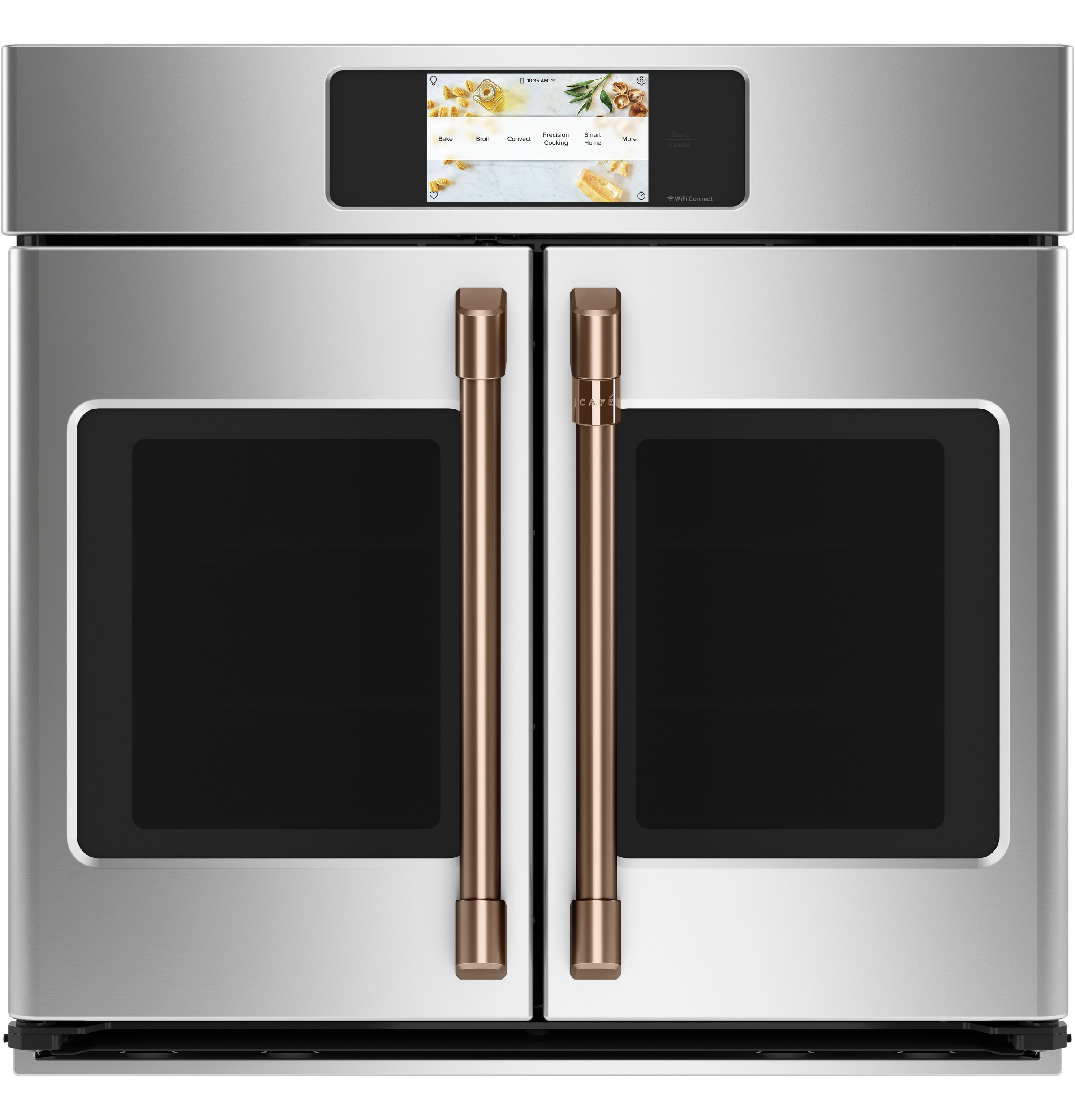 CAFÉ™ 2 French-Door Handles - Brushed Copper CXWSFHKMNCU