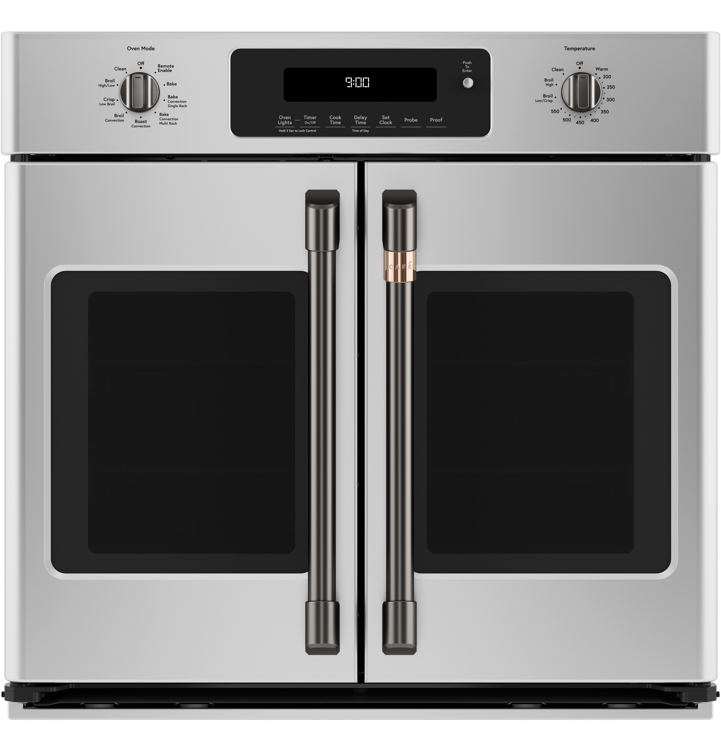 CAFÉ™ 2 French-Door Handles - Brushed Black view 5