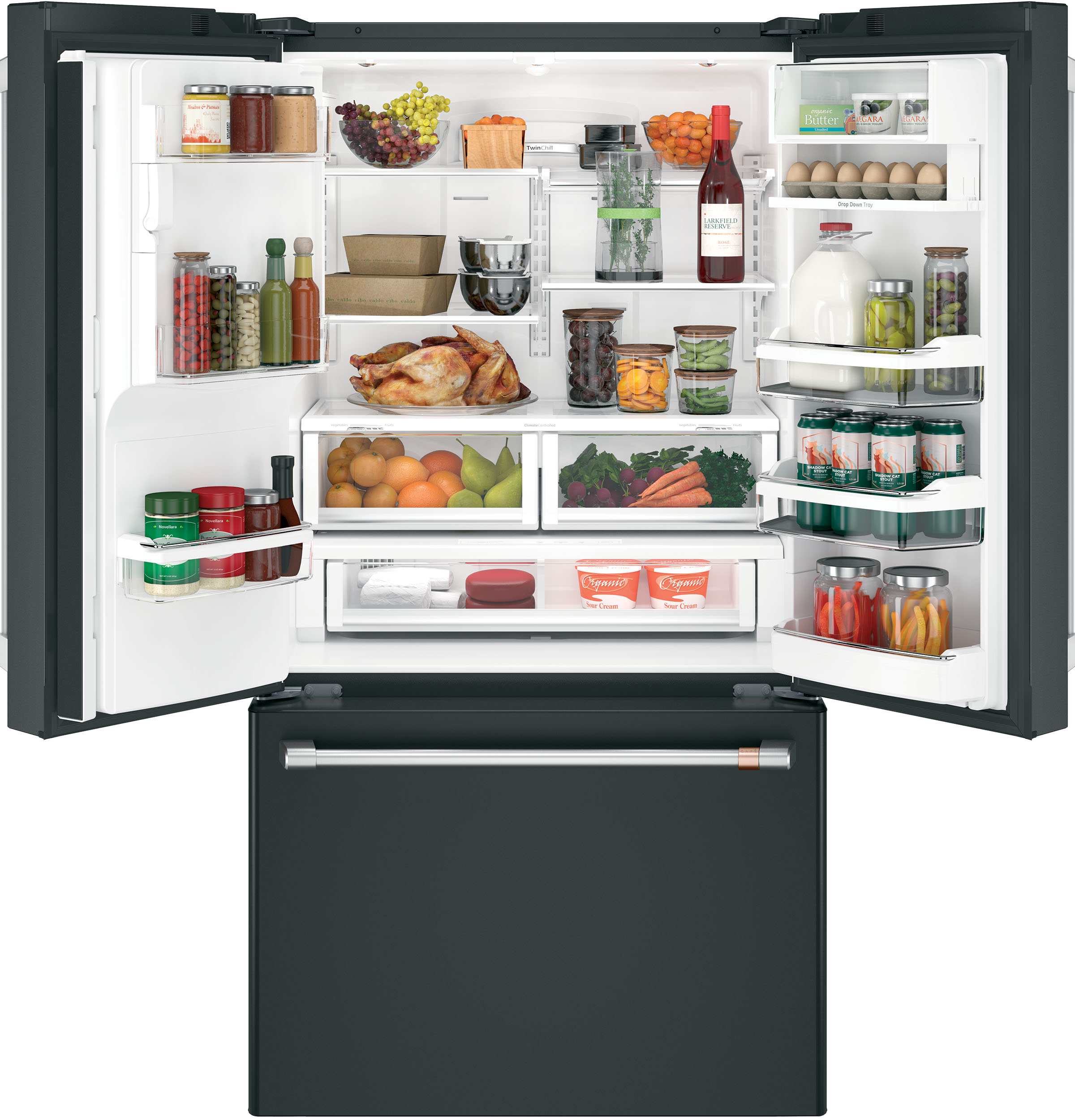 CAFÉ™ ENERGY STAR® 22.1 Cu. Ft. Smart Counter-Depth French-Door Refrigerator with Hot Water Dispenser view 13
