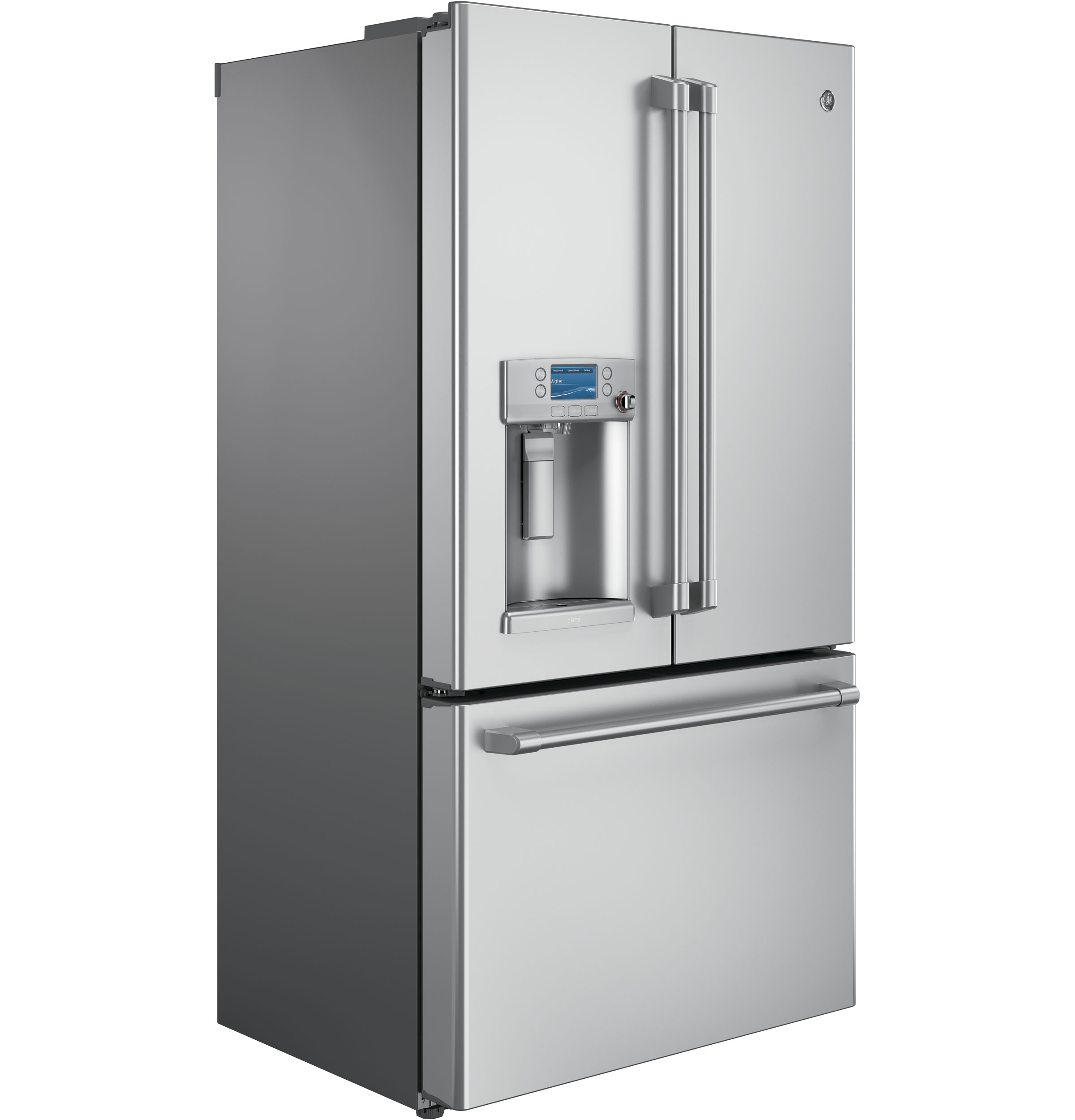 Café Series 22.2 Cu. Ft. Counter-depth French-door Refrigerator With Hot Water Dispenser CYE22TSHSS