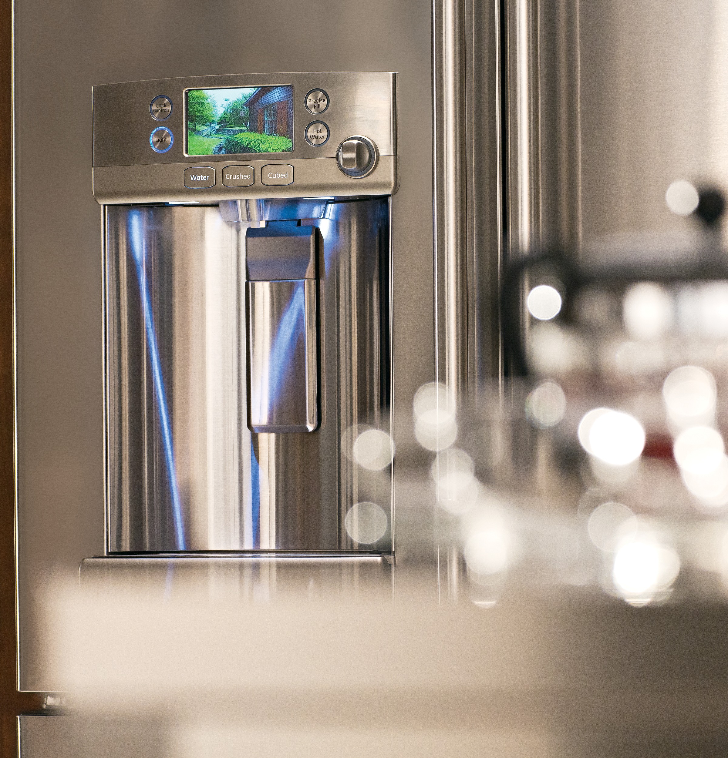 Café Series 22.2 Cu. Ft. Counter-depth French-door Refrigerator With Hot Water Dispenser CYE22TSHSS