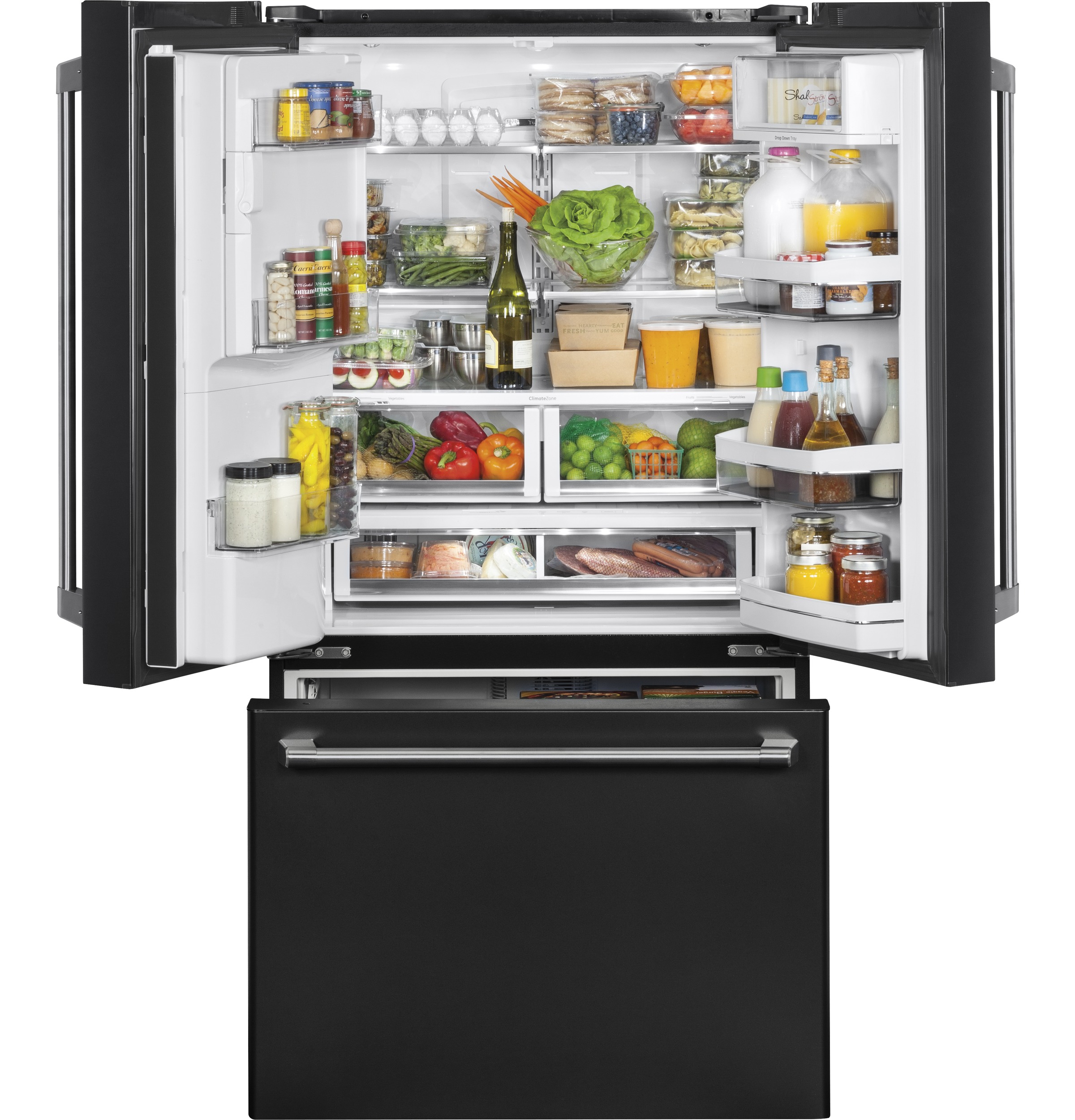 Café Series 22.2 Cu. Ft. Counter-depth French-door Refrigerator With Keurig K-cup Brewing System CYE22UELDS