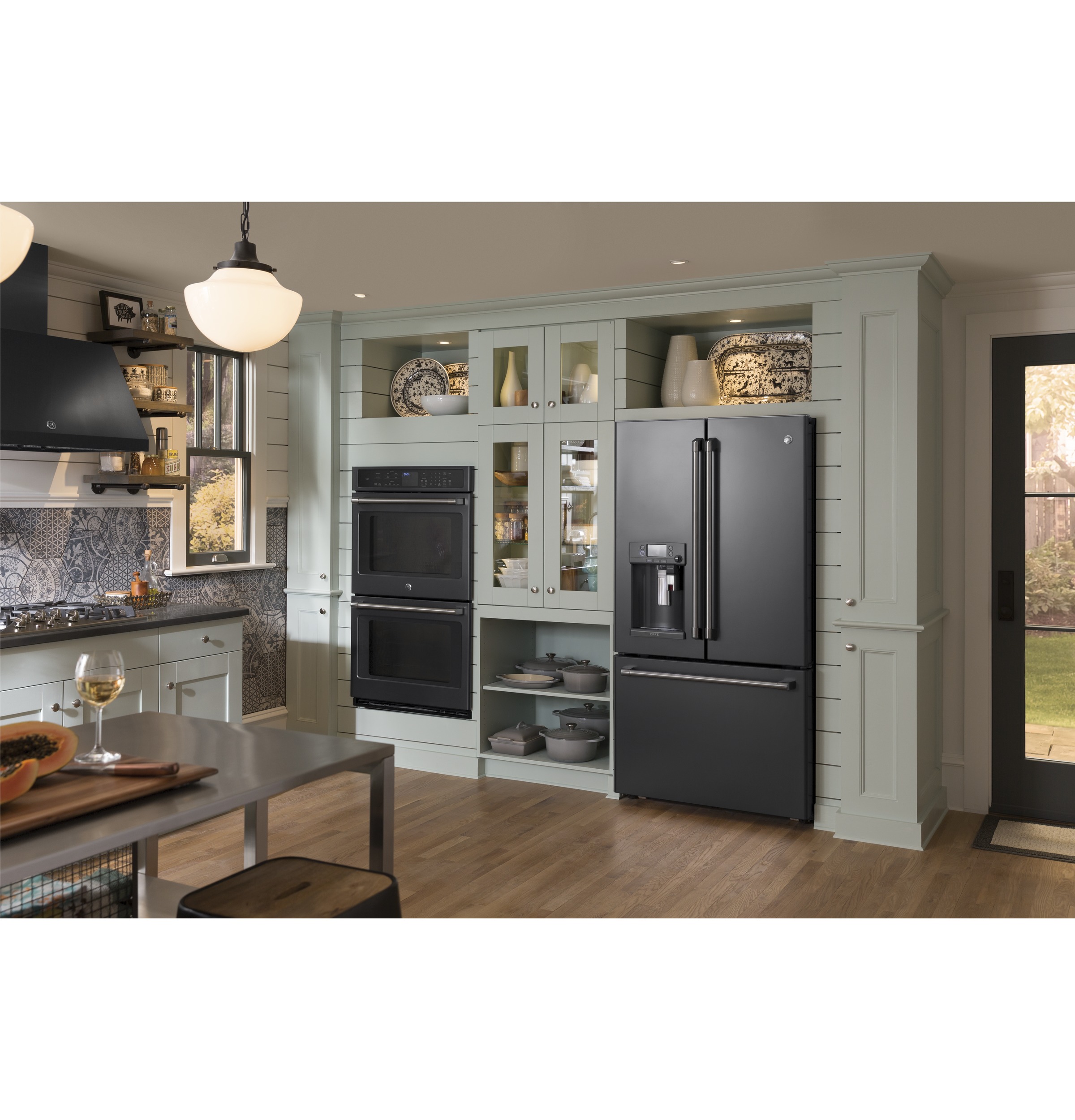 Café Series 22.2 Cu. Ft. Counter-depth French-door Refrigerator With Keurig K-cup Brewing System CYE22UELDS