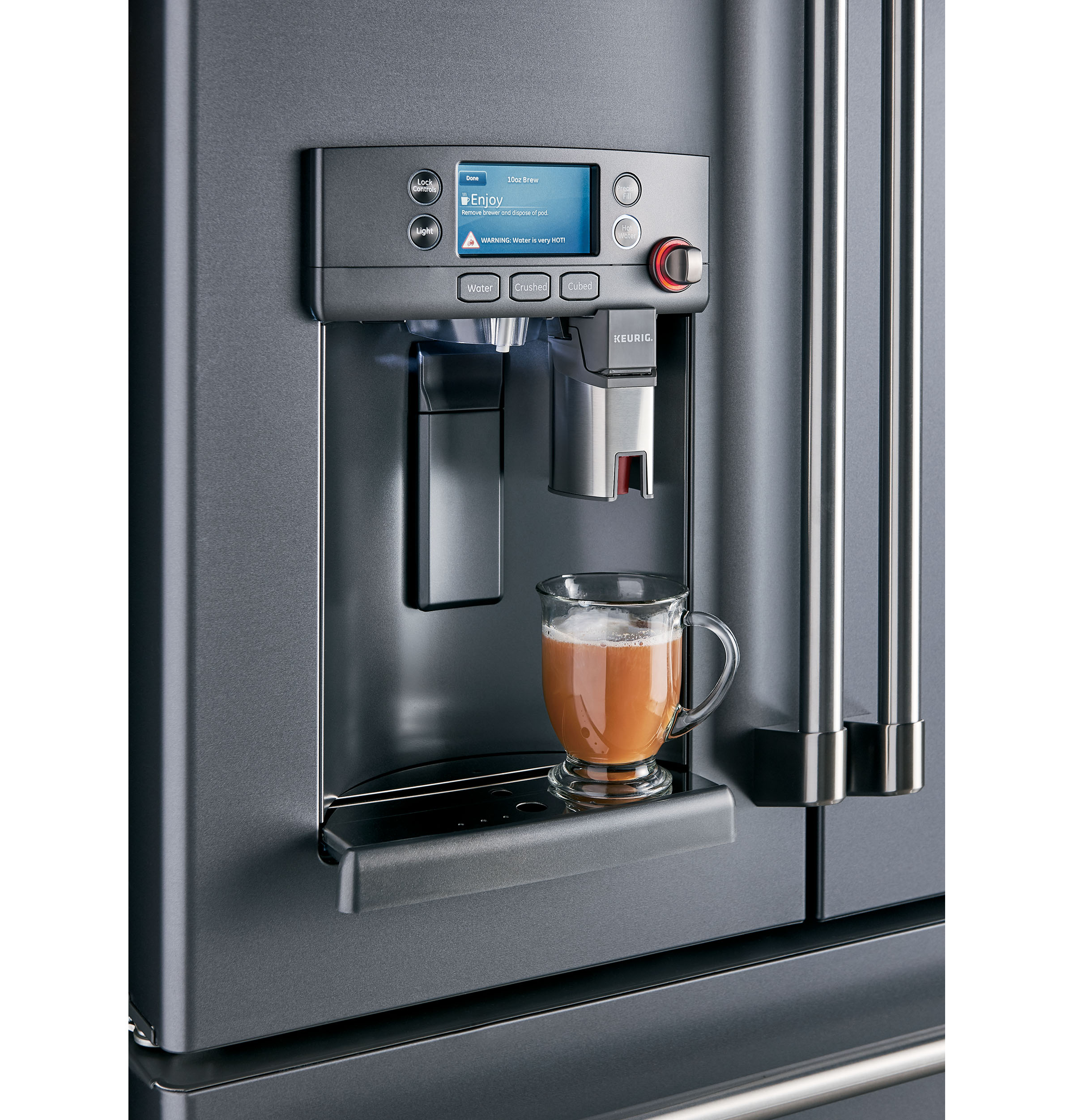 CAFÉ™ ENERGY STAR® 22.1 Cu. Ft. Smart Counter-Depth French-Door Refrigerator with Keurig® K-Cup® Brewing System view 12