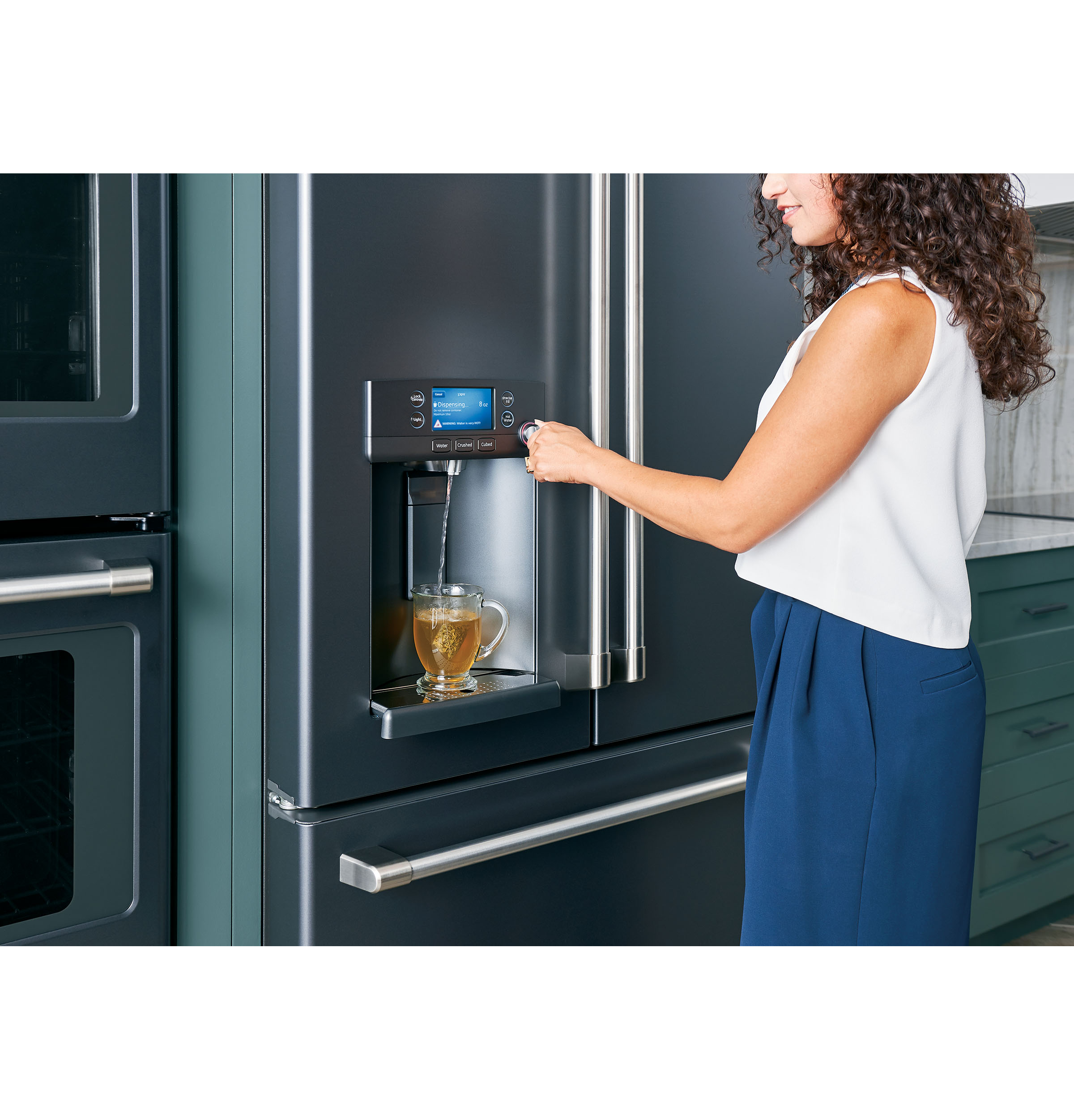 CAFÉ™ ENERGY STAR® 22.1 Cu. Ft. Smart Counter-Depth French-Door Refrigerator with Keurig® K-Cup® Brewing System view 6