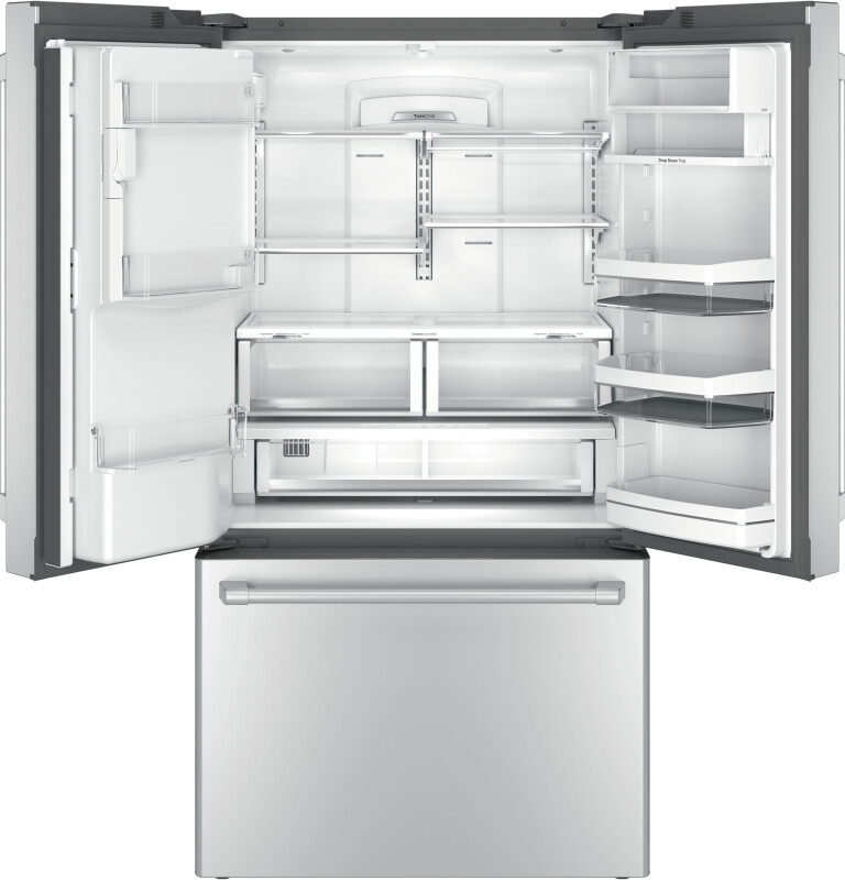 Café Series 22.2 Cu. Ft. Counter-depth French-door Refrigerator With Keurig K-cup Brewing System CYE22USHSS
