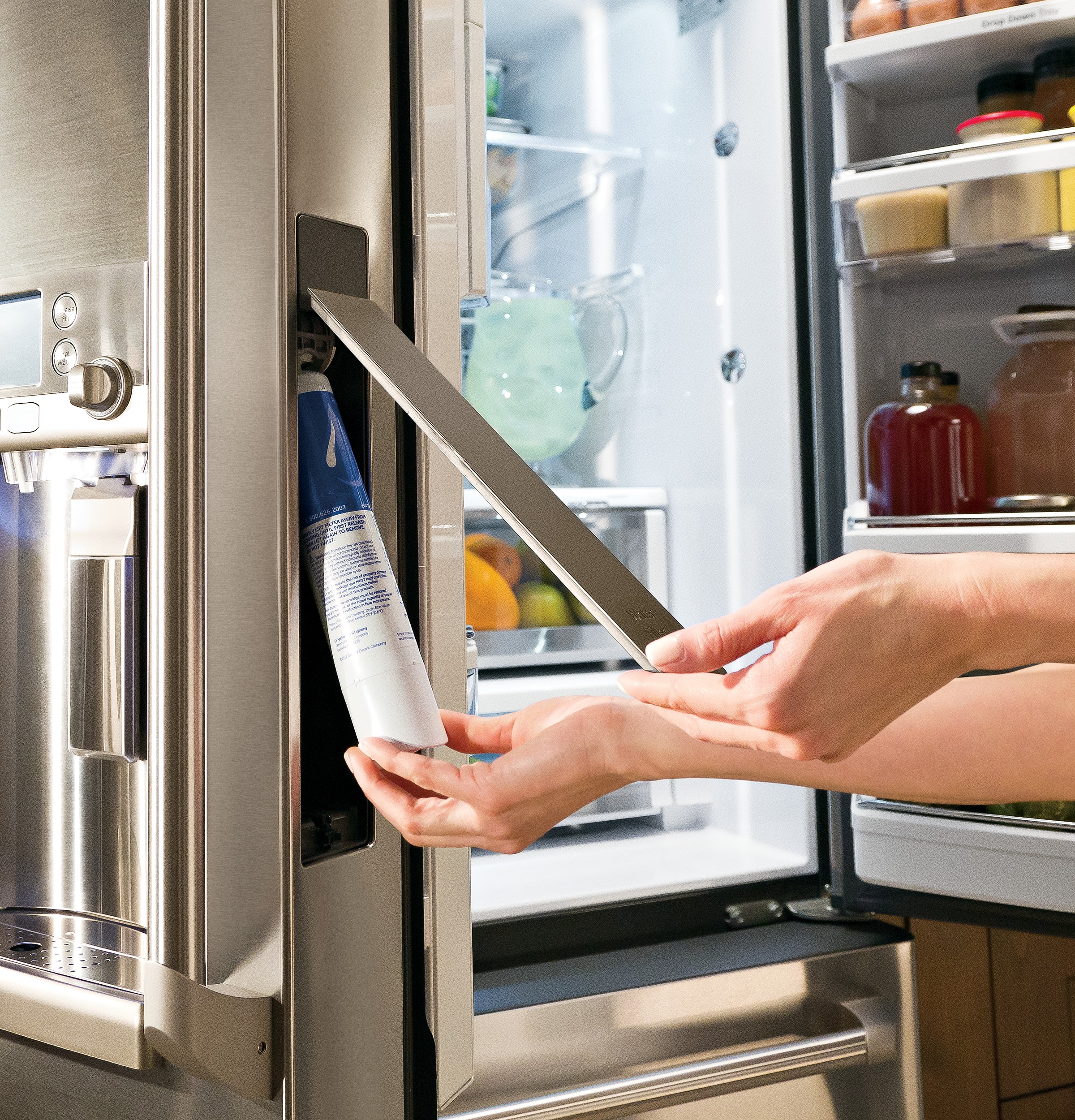 Café Series 23.1 Cu. Ft. Counter-depth French-door Refrigerator CYE23TSDSS