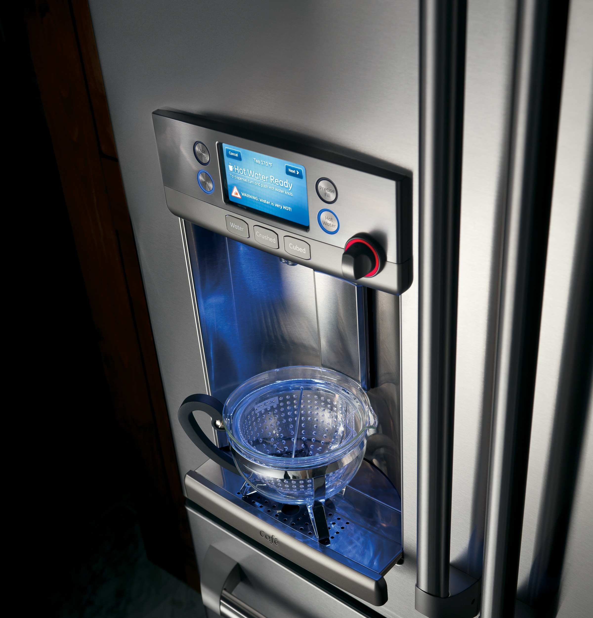 Café Series 23.1 Cu. Ft. Counter-depth French-door Refrigerator CYE23TSDSS
