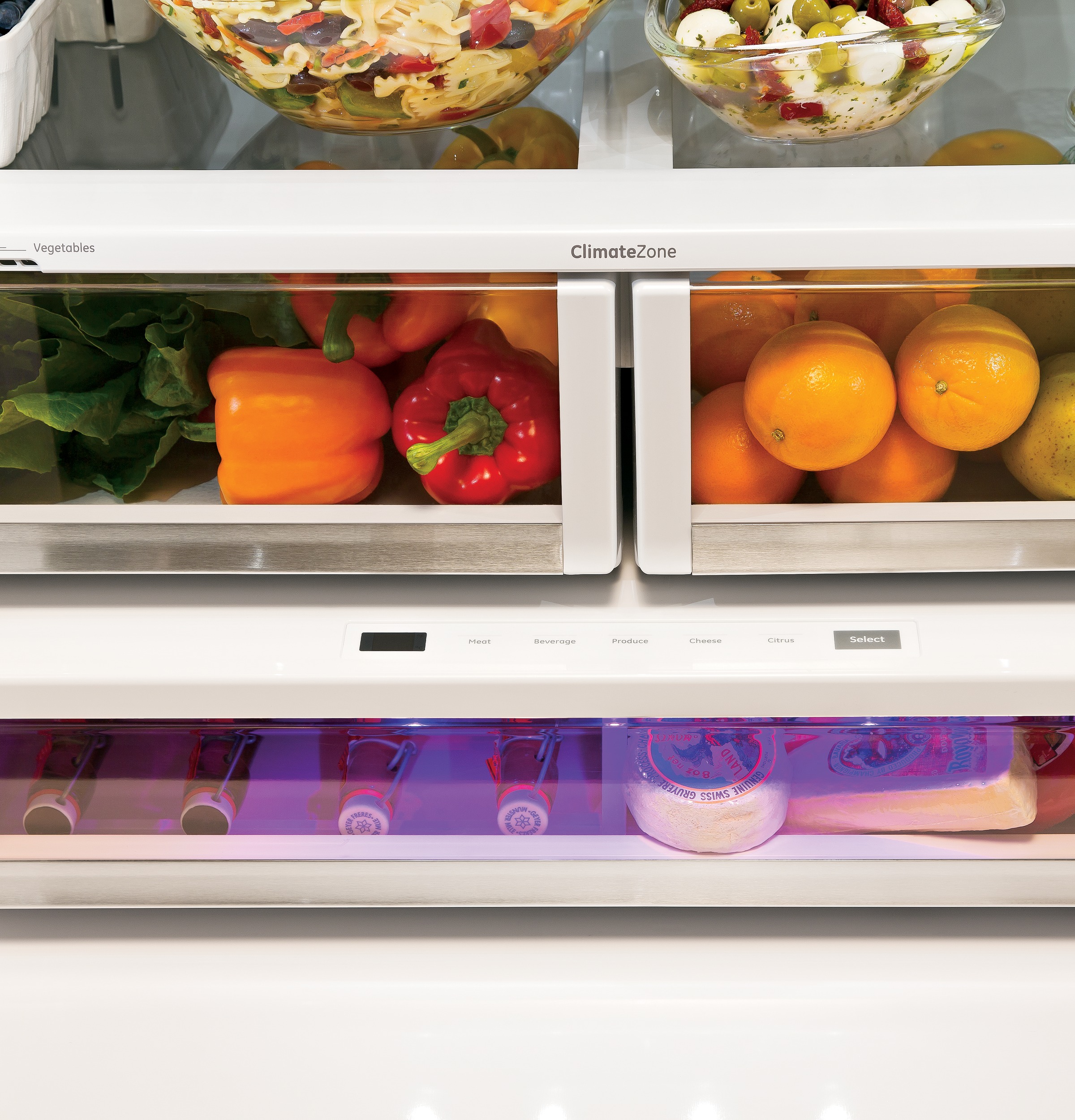Café Series 23.1 Cu. Ft. Counter-depth French-door Refrigerator CYE23TSDSS