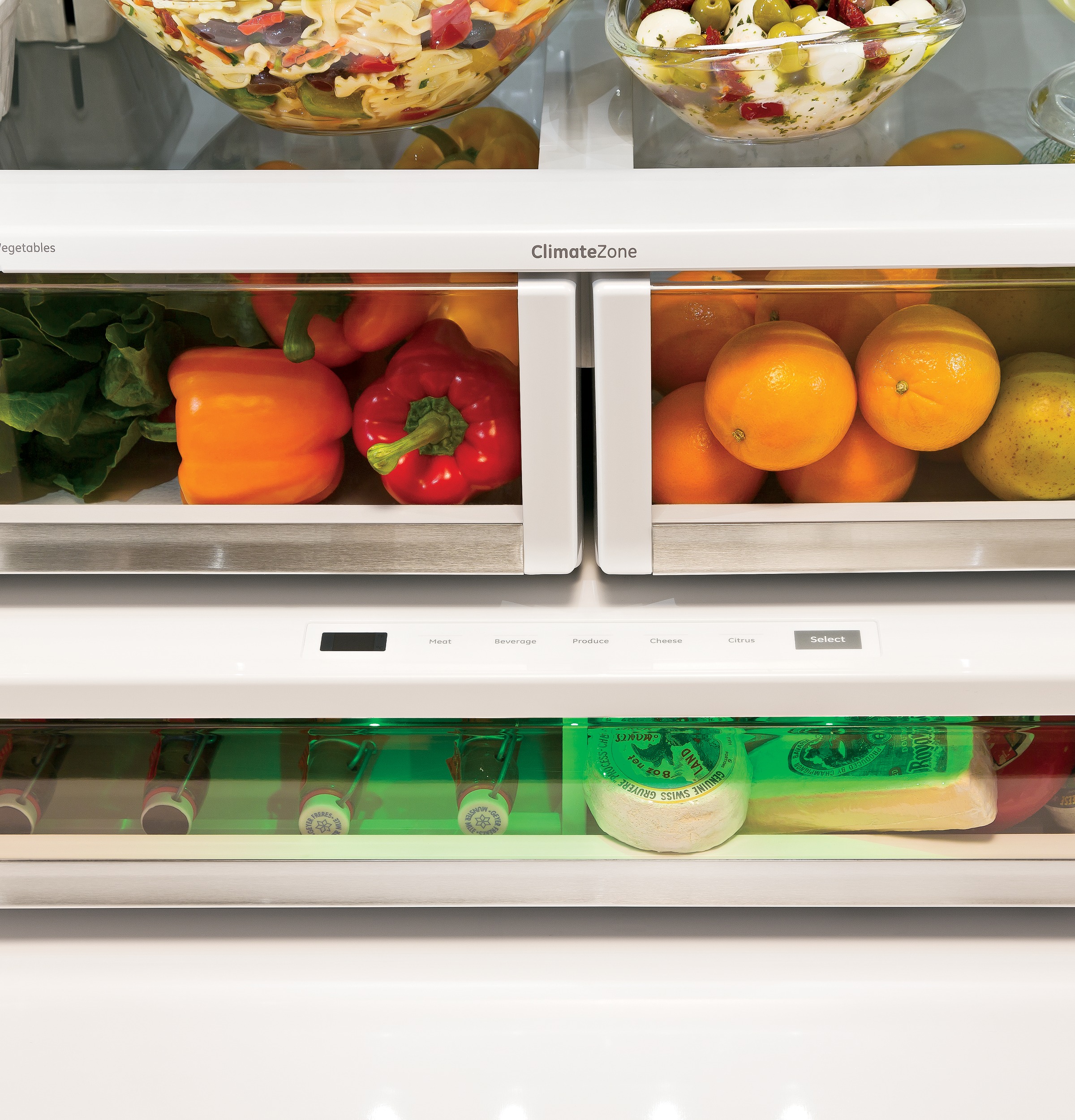 Café Series 23.1 Cu. Ft. Counter-depth French-door Refrigerator CYE23TSDSS