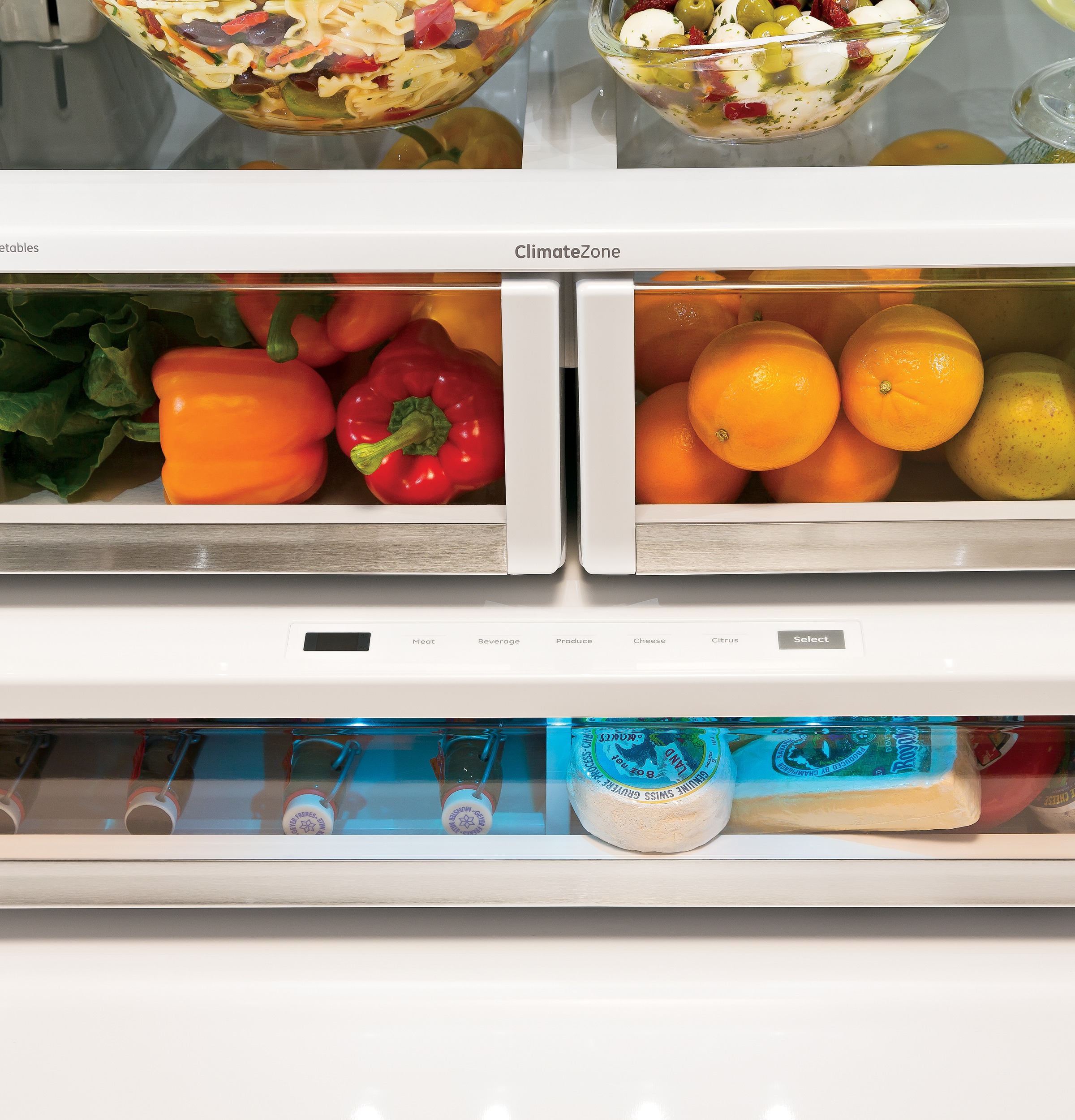 Café Series 23.1 Cu. Ft. Counter-depth French-door Refrigerator CYE23TSDSS