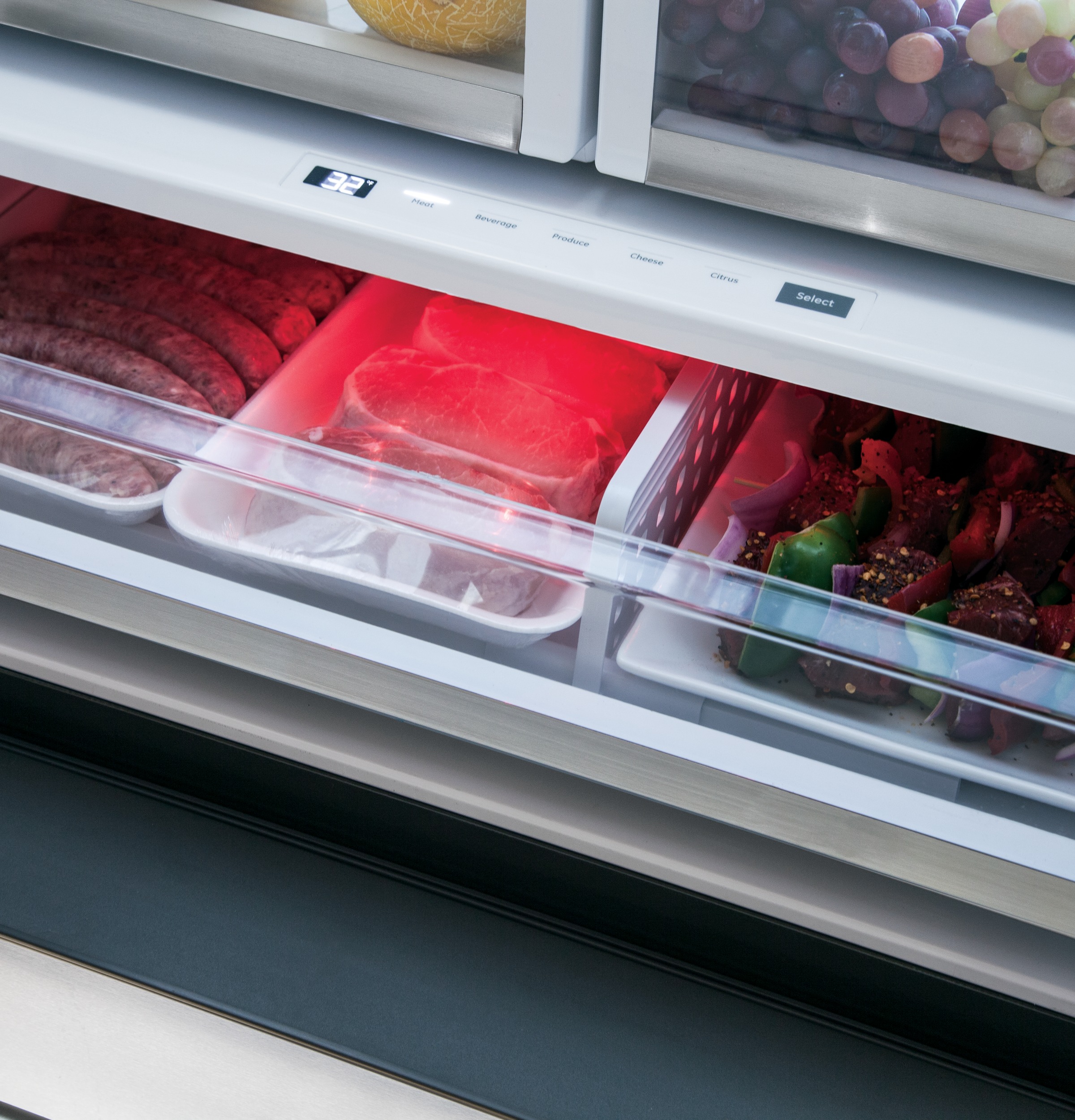 Café Series 23.1 Cu. Ft. Counter-depth French-door Refrigerator CYE23TSDSS
