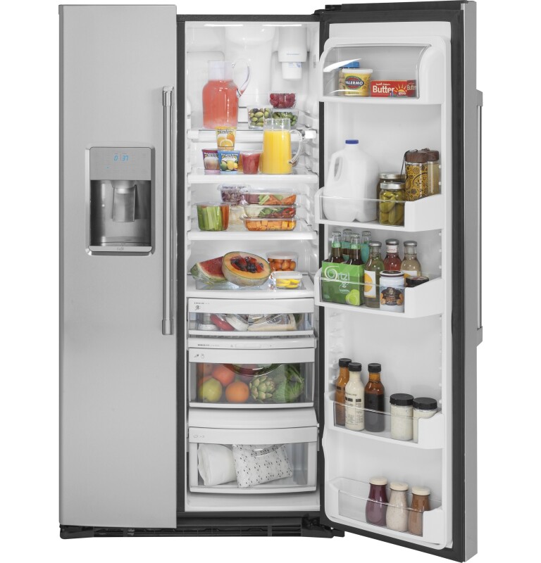 Café Series 21.9 Cu. Ft. Counter-depth Side-by-side Refrigerator CZS22MSKSS
